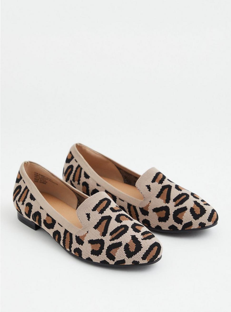 Plus Size - Leopard Stretch Knit Loafer (WW) - Torrid