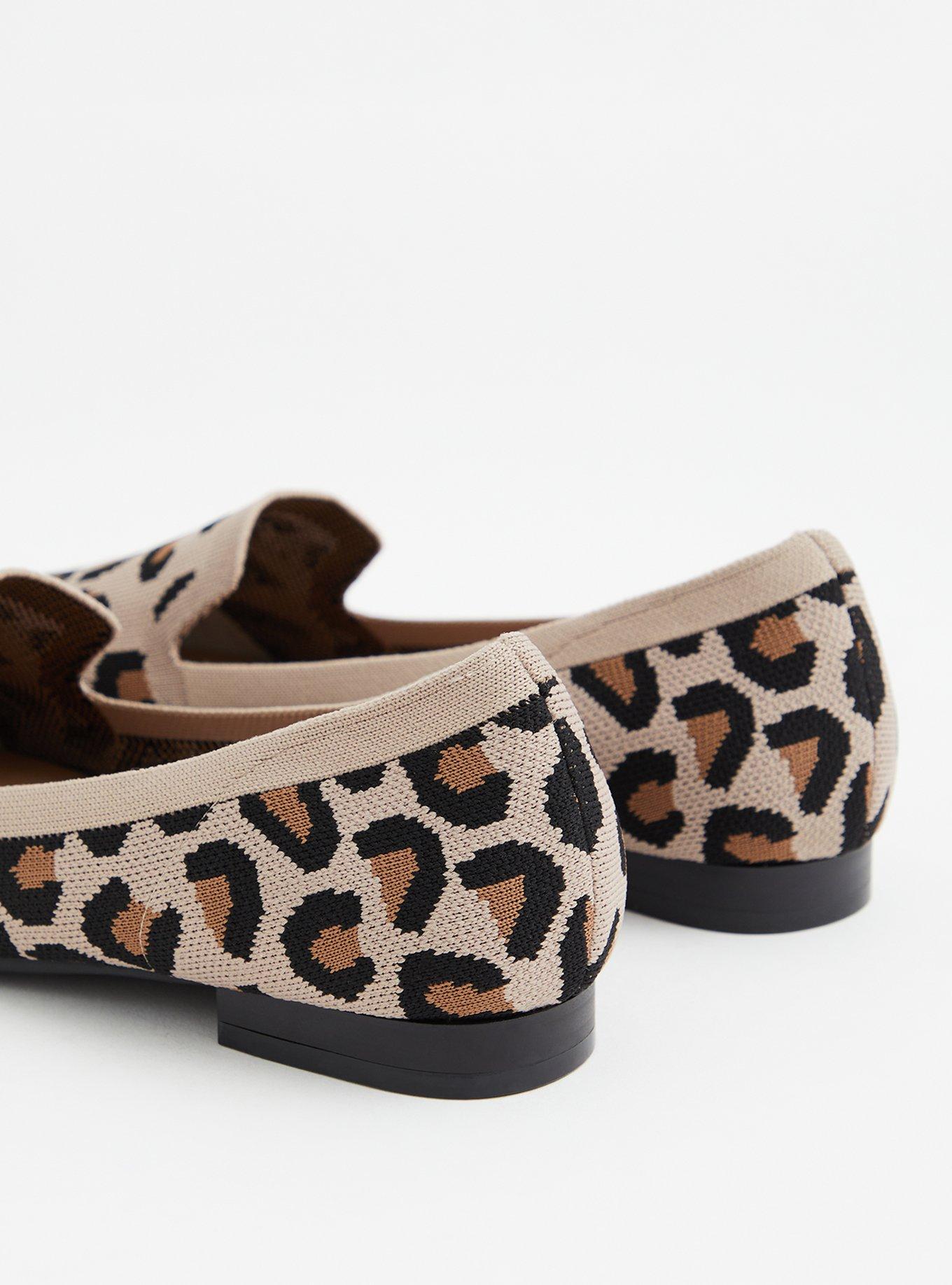 Plus Size - Leopard Stretch Knit Loafer (WW) - Torrid