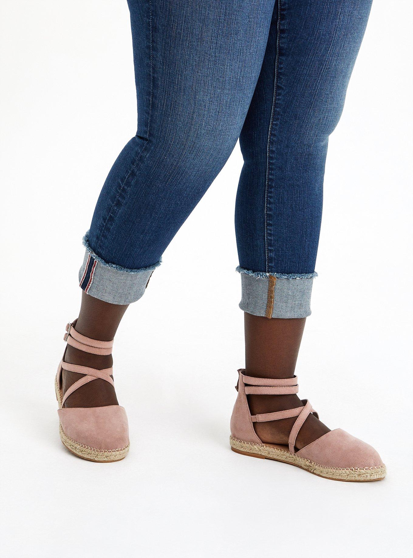 Strappy Espadrille Flat (WW), BLUSH, alternate