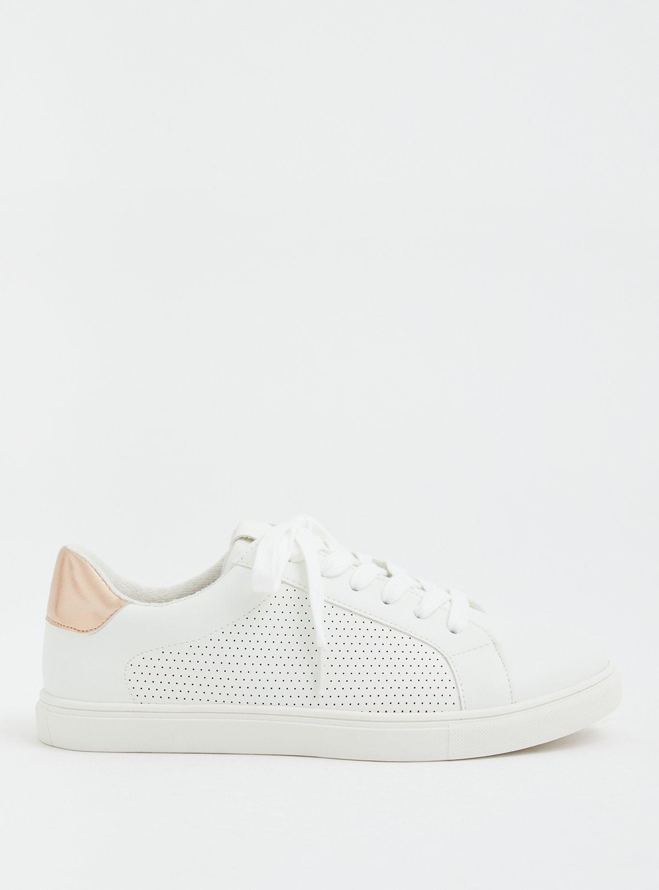 Lace-Up Sneakers with Perforations