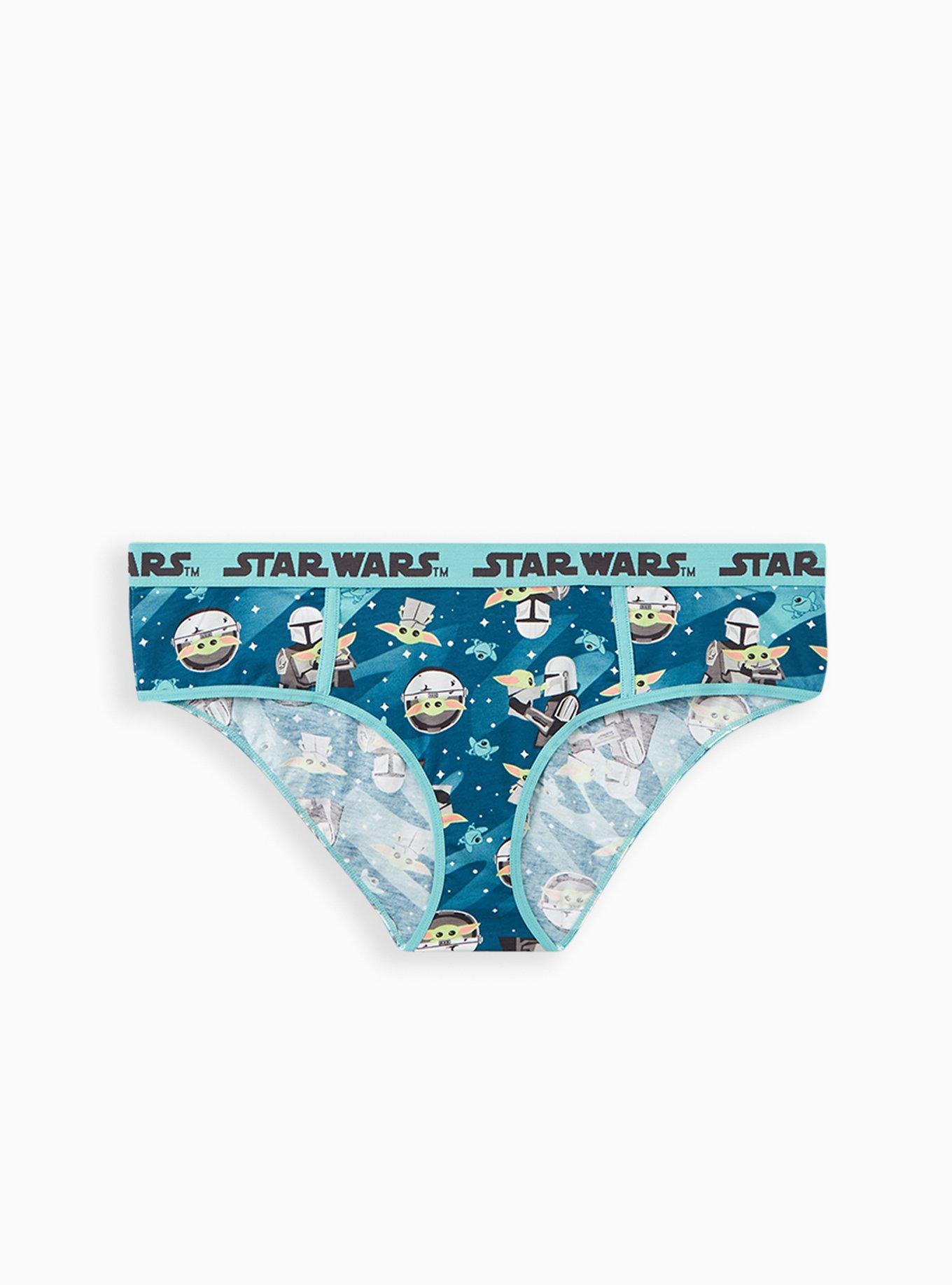 Plus Size Star Wars The Mandalorian The Child Cotton Hipster Panty , MULTI, hi-res