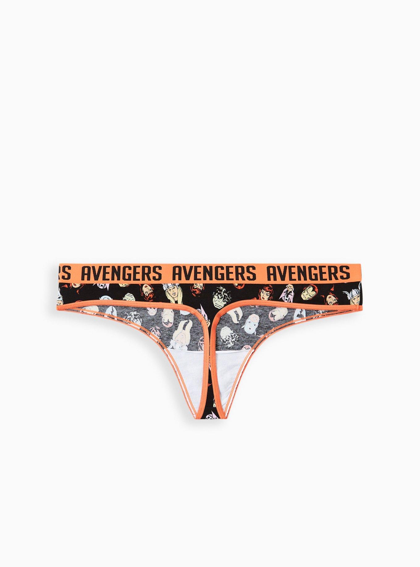 Marvle Avengers Womens Hipster Panty Underwear (Large 7, XLarge 8, XXLarge  9)