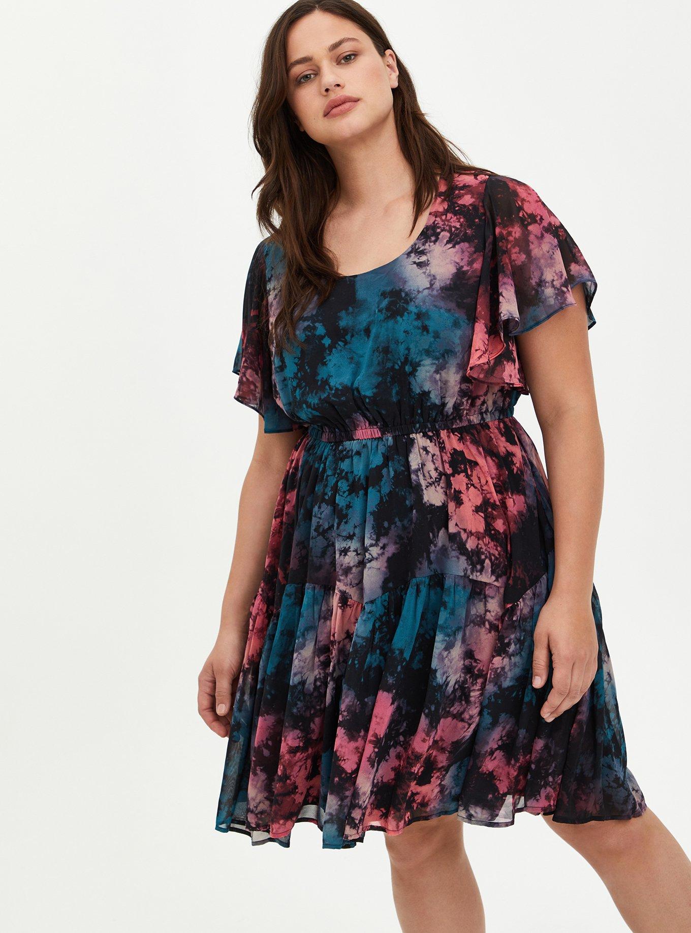 Torrid chiffon outlet dress