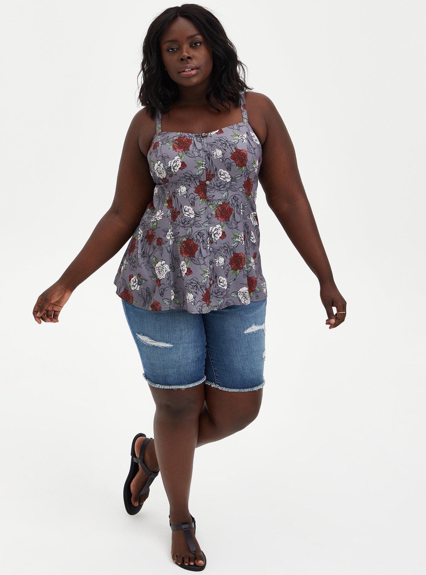 plus size disney tanks
