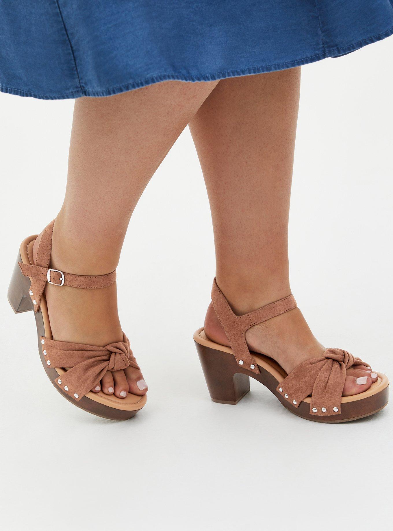 靴 _Fot wood heel sandals_circle (maple) wood heels – _Fot
