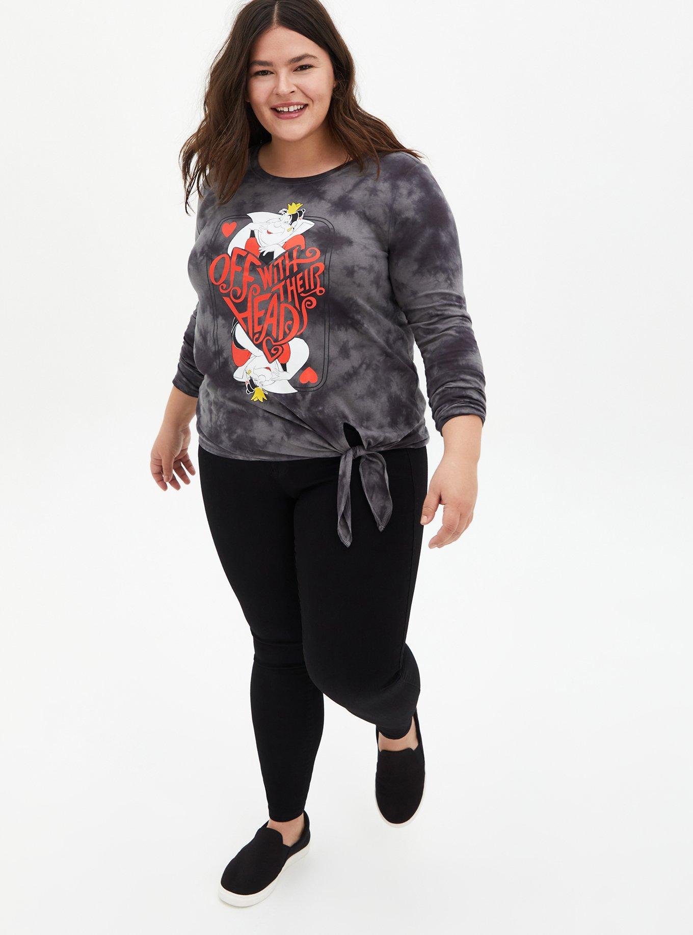 Queen of hearts leggings plus size best sale