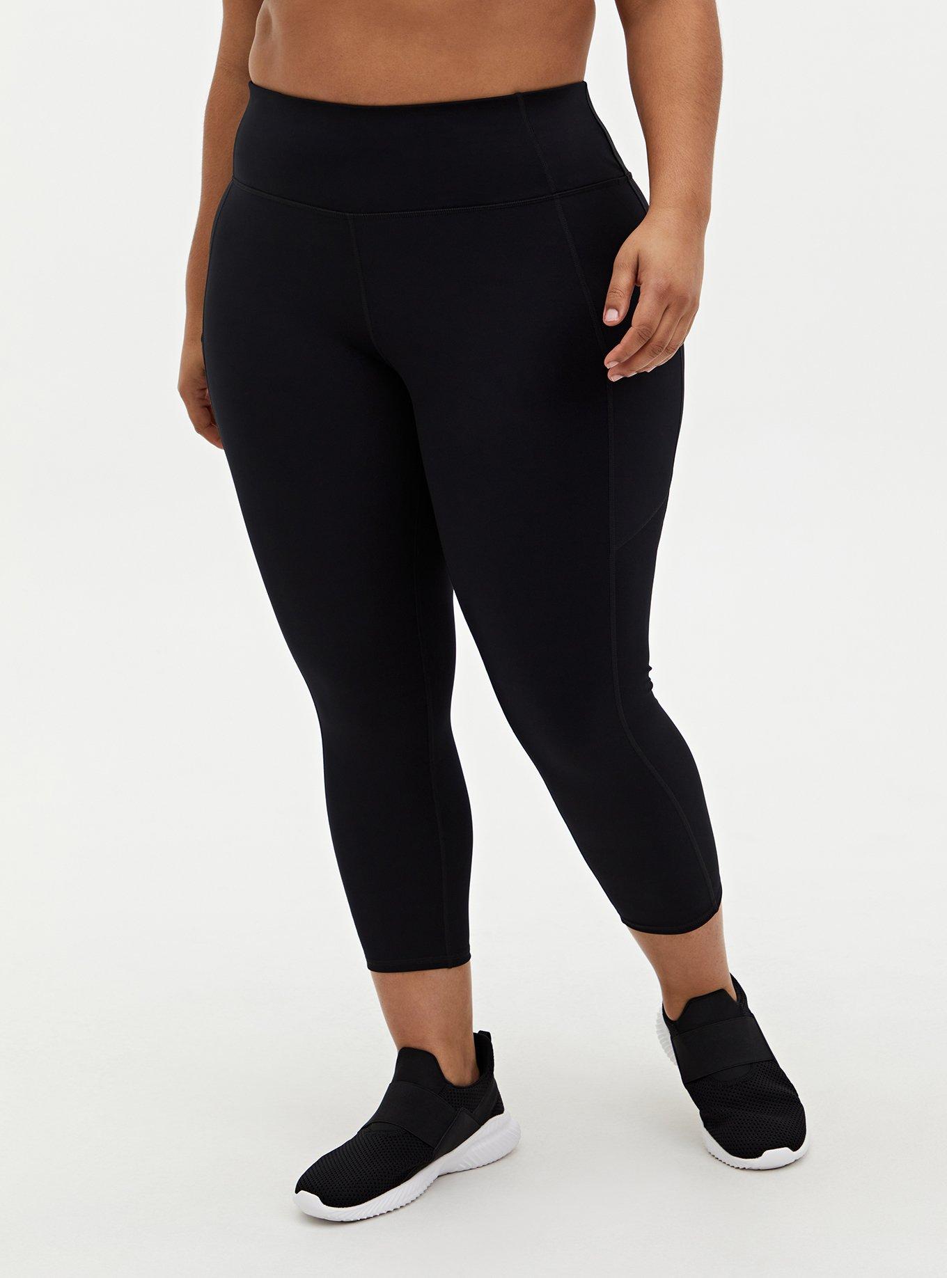 ALLways Cropped Legging, Black Ripple - OhmFit Activewear