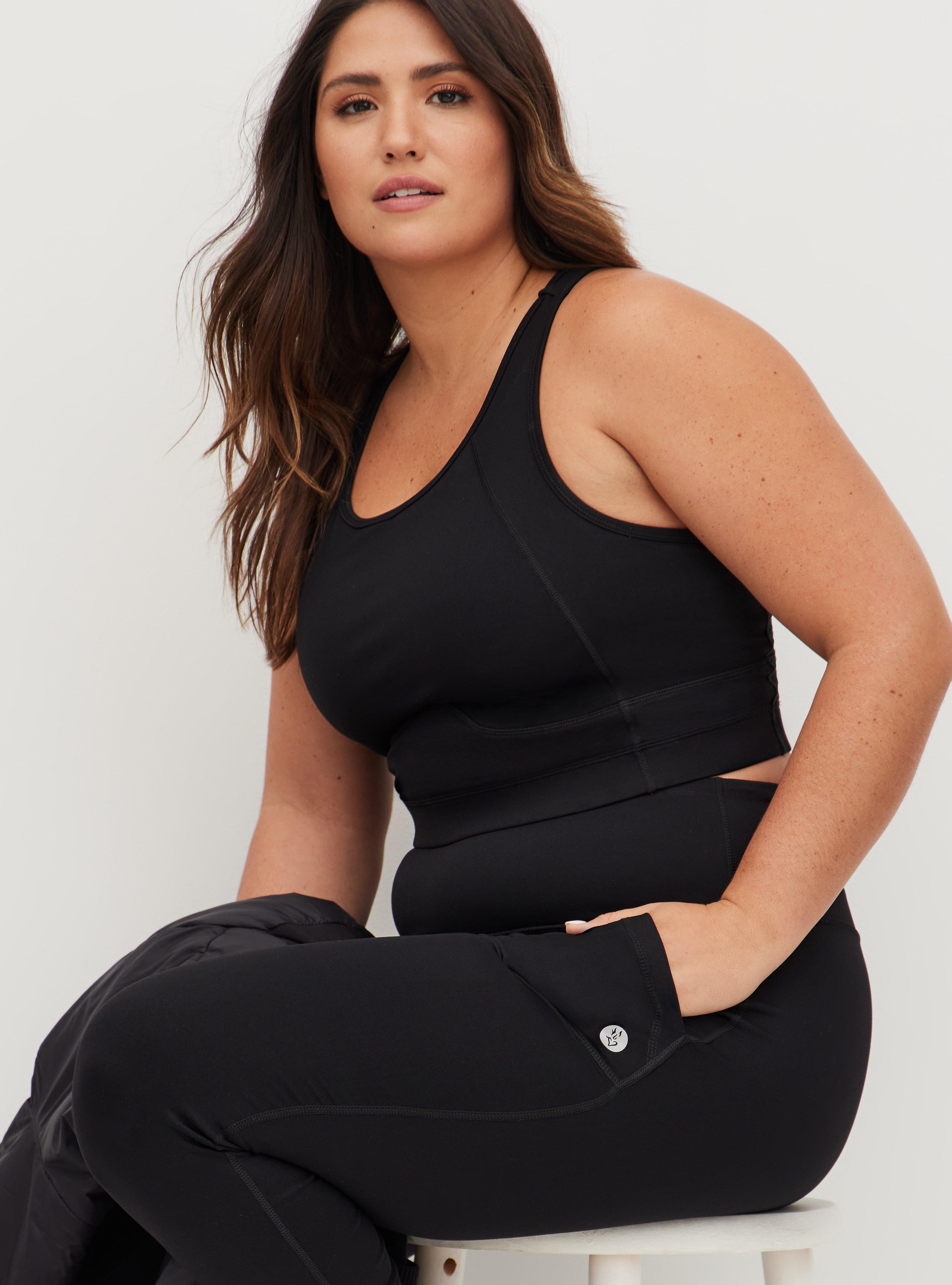 Performance Core Full Length Legging With Patch Pockets, DEEP BLACK, alternate
