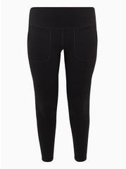 Performance Core Full Length Legging With Patch Pockets, DEEP BLACK, hi-res