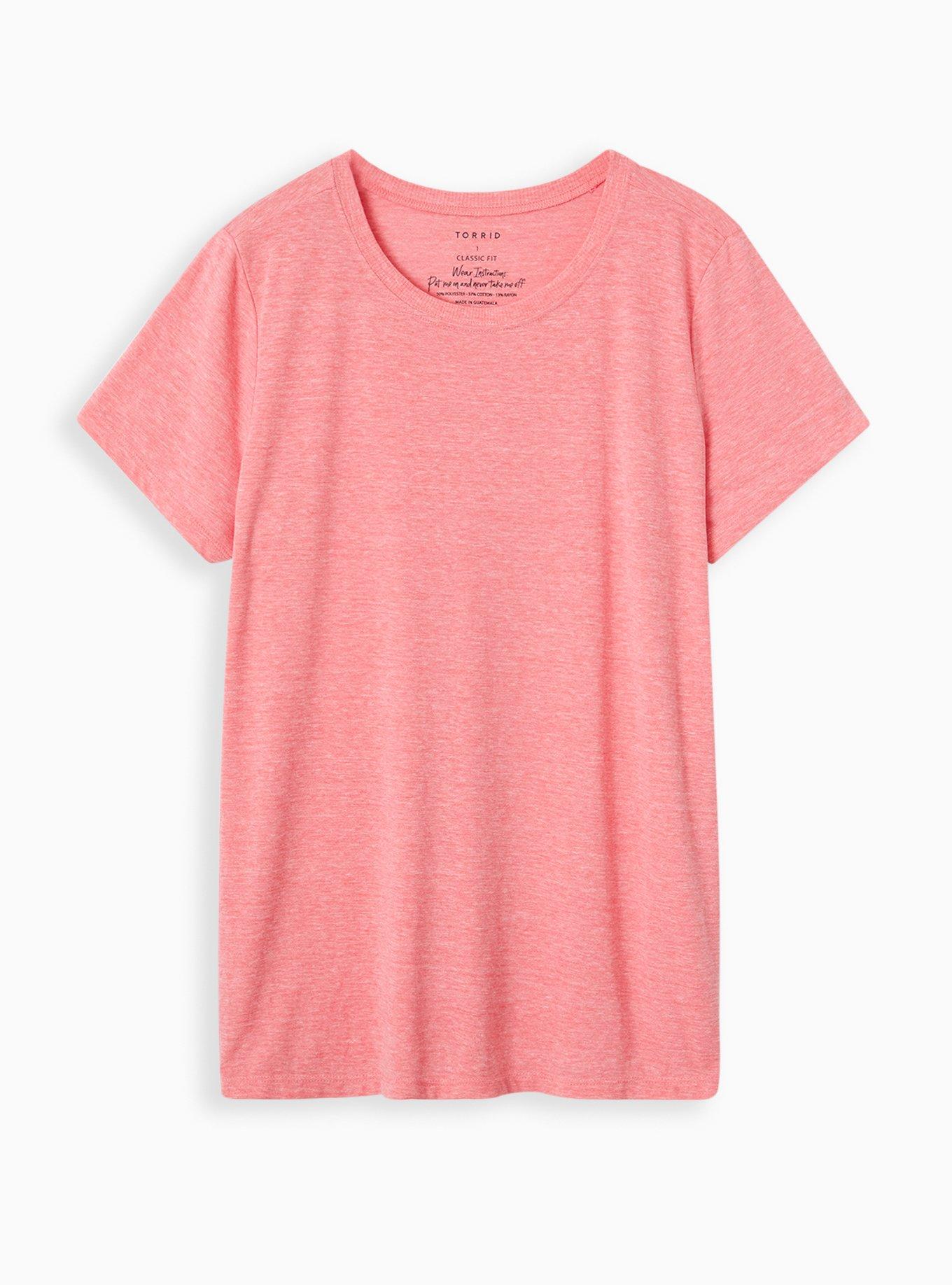 Vintage Triblend Crew Neck Short Sleeve Tee, TEA BERRY, flat