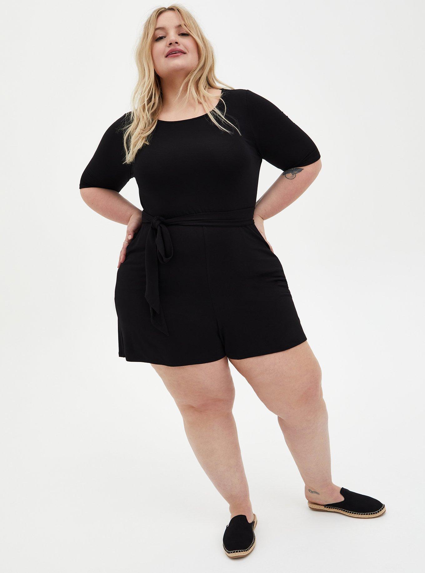 Plus Size - Wireless Swim Romper - Torrid