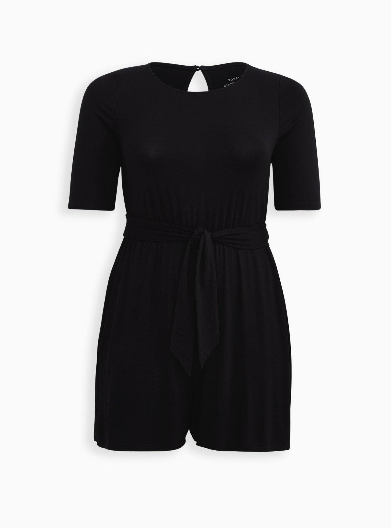 Plus Size Super Soft Romper, , hi-res