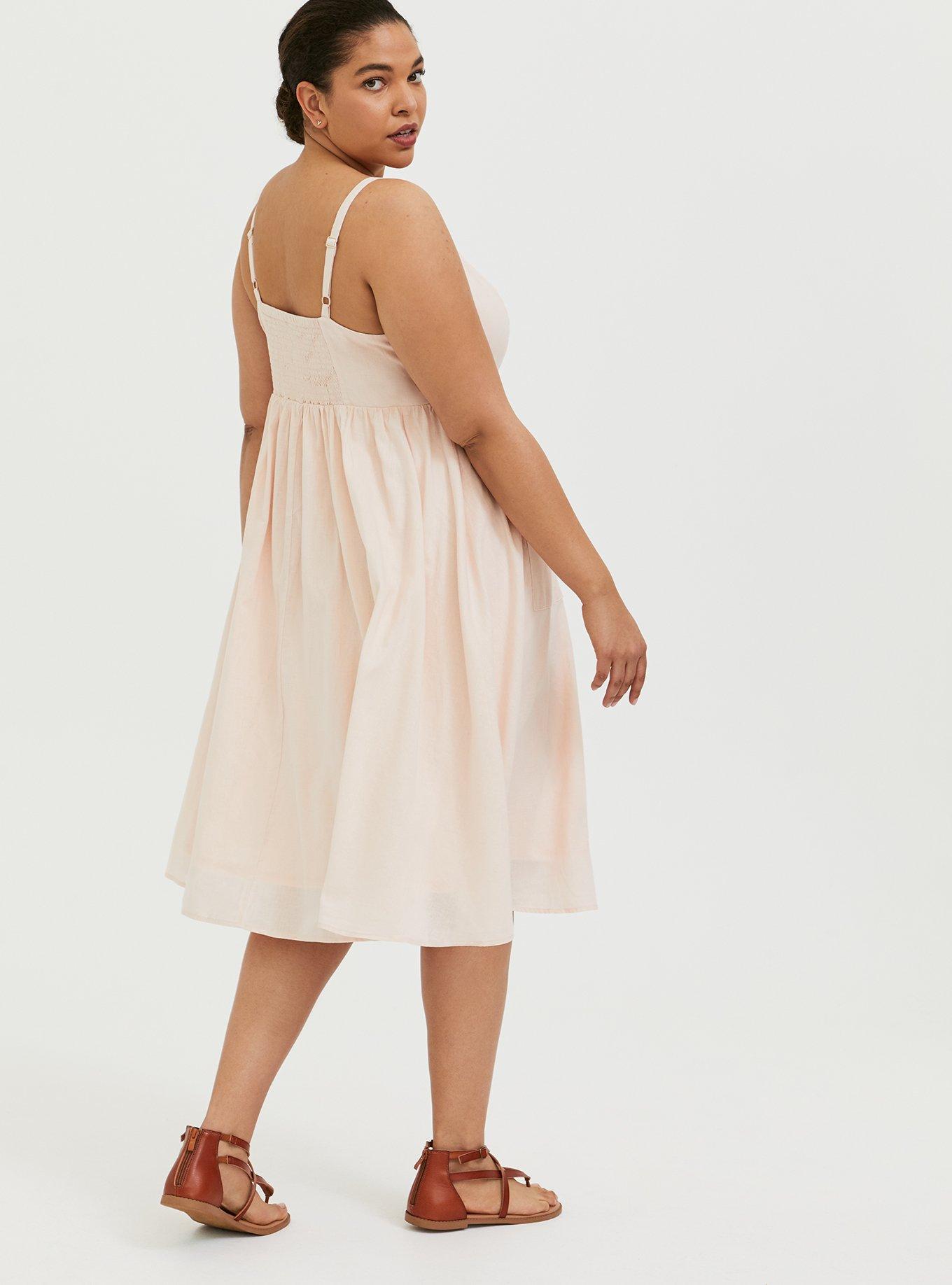 Torrid peach hot sale dress