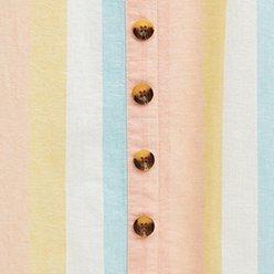 Plus Size Midi Linen Button-Front Dress, STRIPE MULTI, swatch