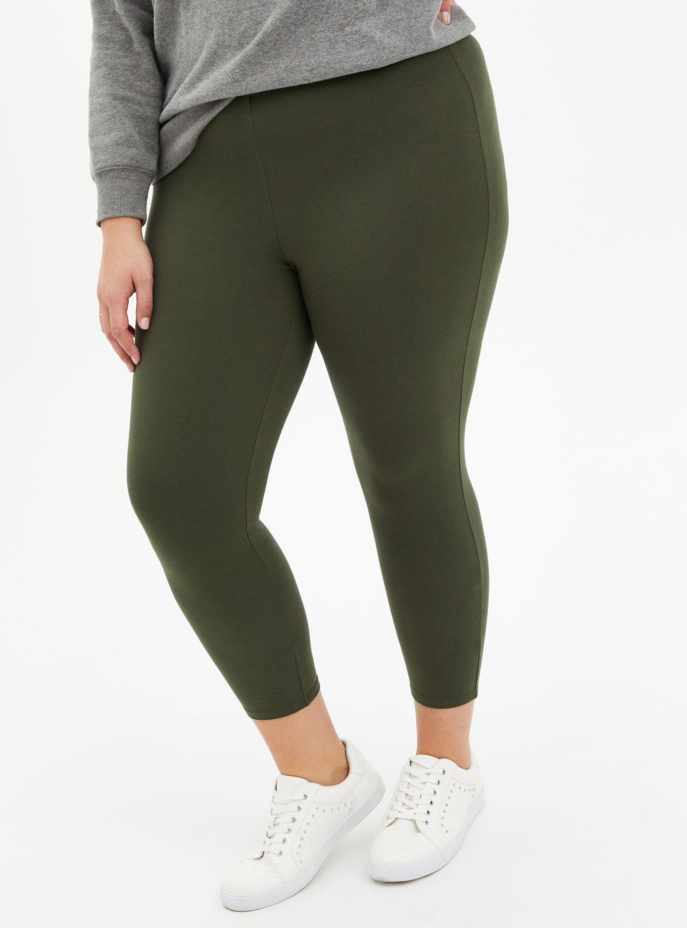 Plus Size - Crop Comfort Waist Premium Legging - Torrid