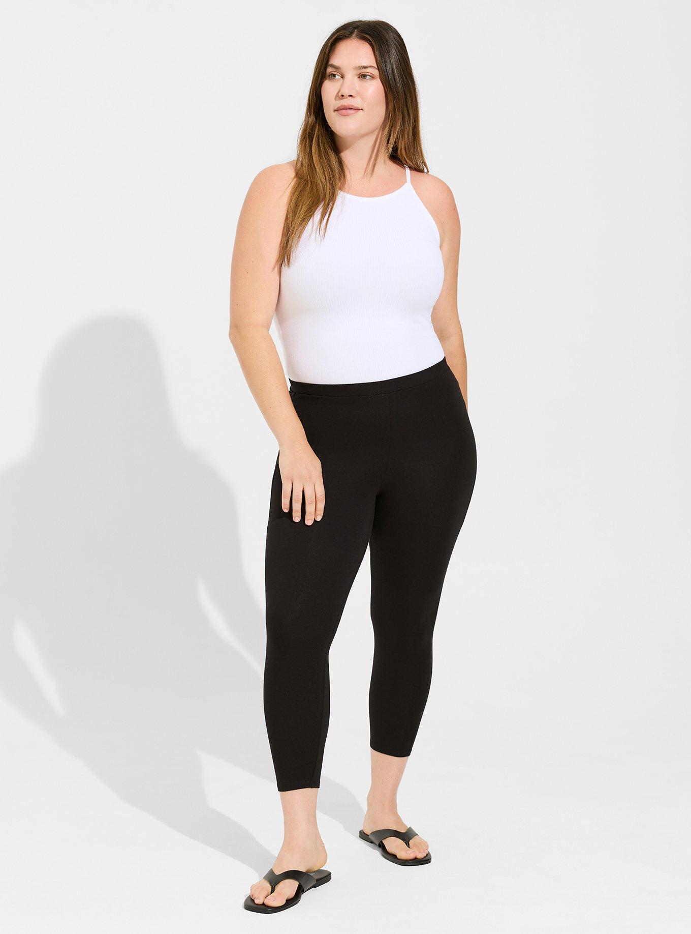 Plus Size - Crop Comfort Waist Premium Legging - Torrid