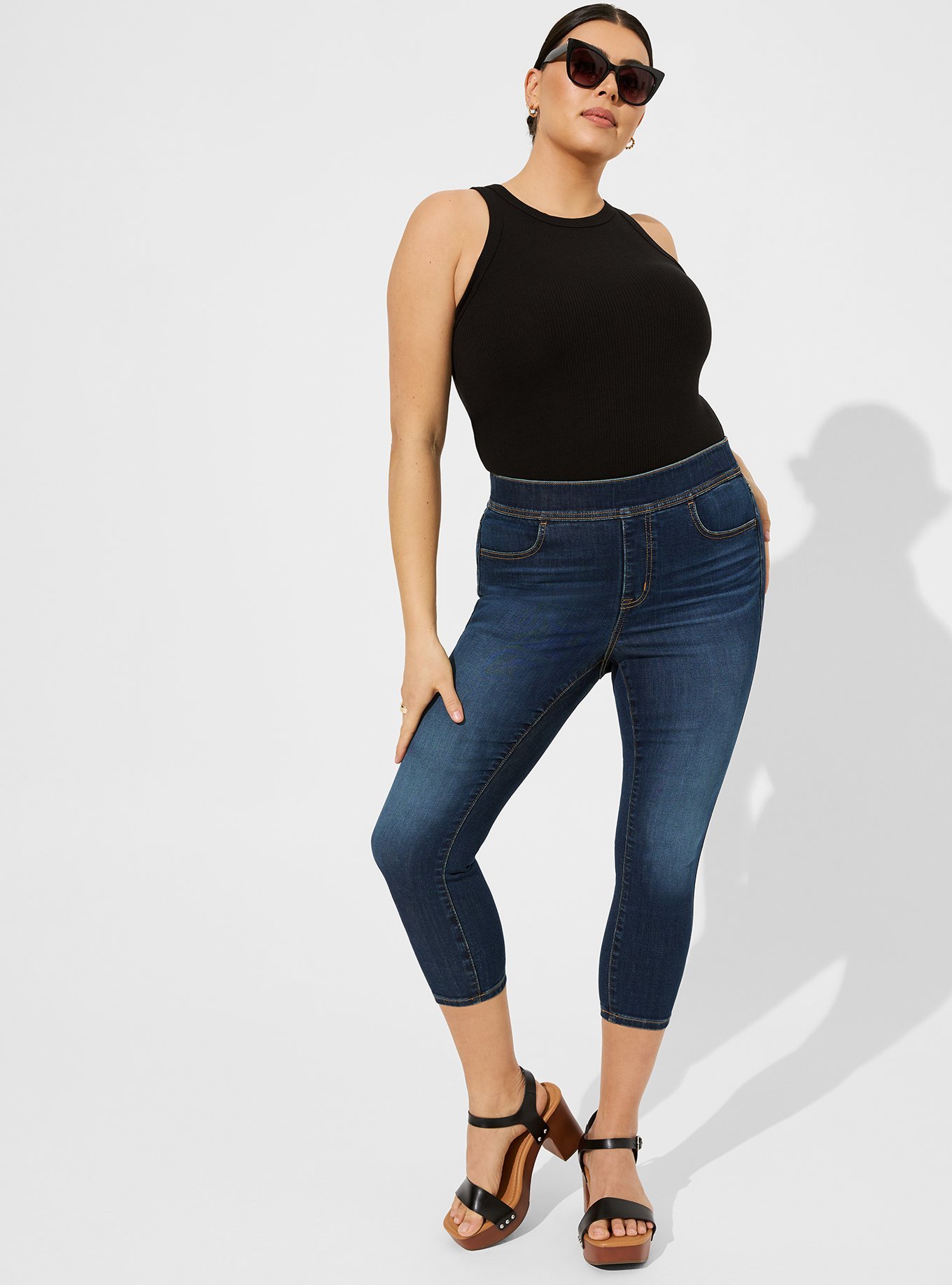 Plus Size - Crop Lean Jean Skinny Super Soft High-Rise Jean - Torrid