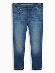 Plus Size Crop Lean Jean Skinny Super Soft High-Rise Jean, ANDROMEDA, hi-res