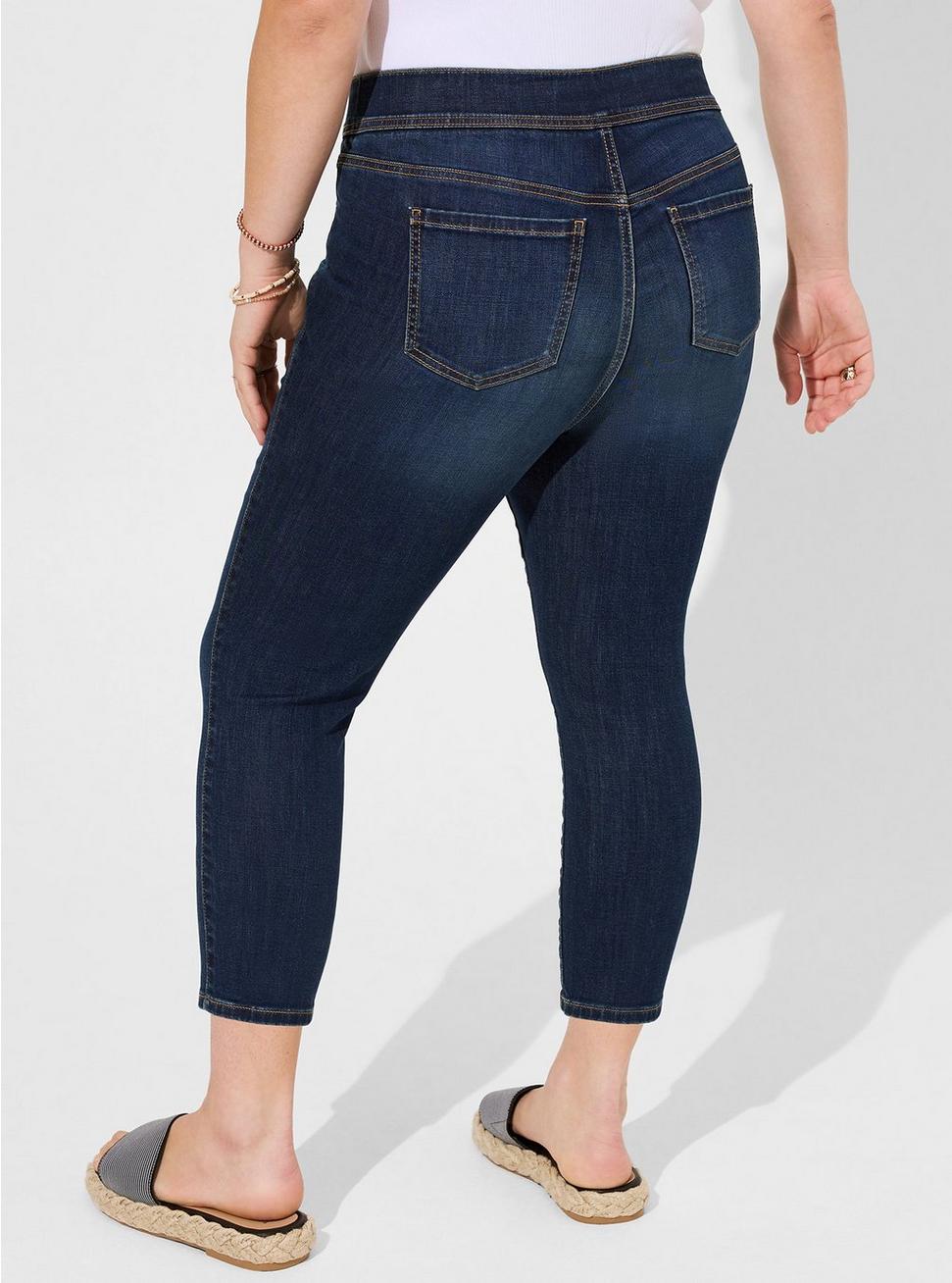 Crop Lean Jean Skinny Super Soft High-Rise Jean, HYDROSPHERE CLEAN, alternate