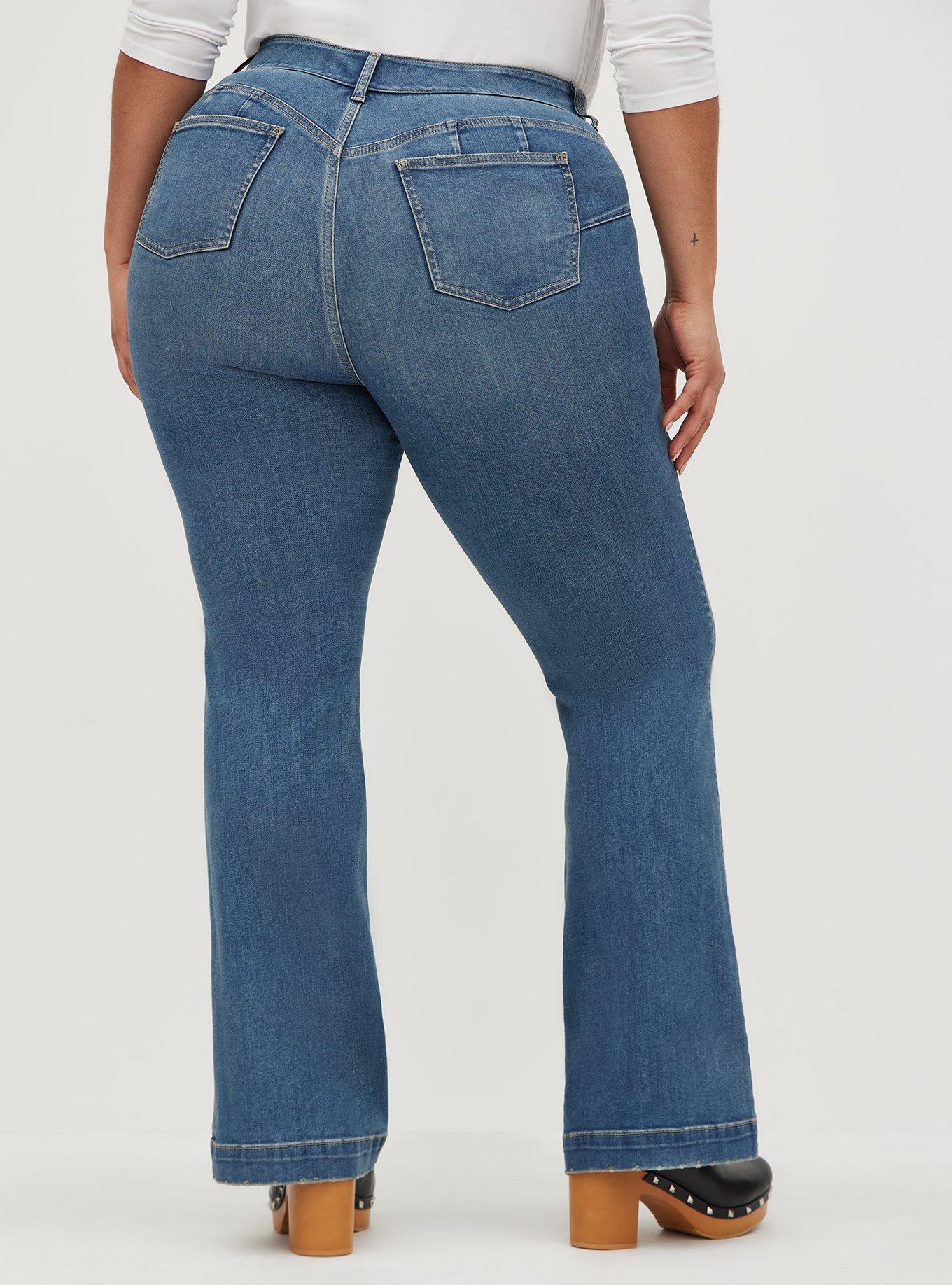 Plus Size - Bombshell Flare Super Soft High-Rise Jean - Torrid