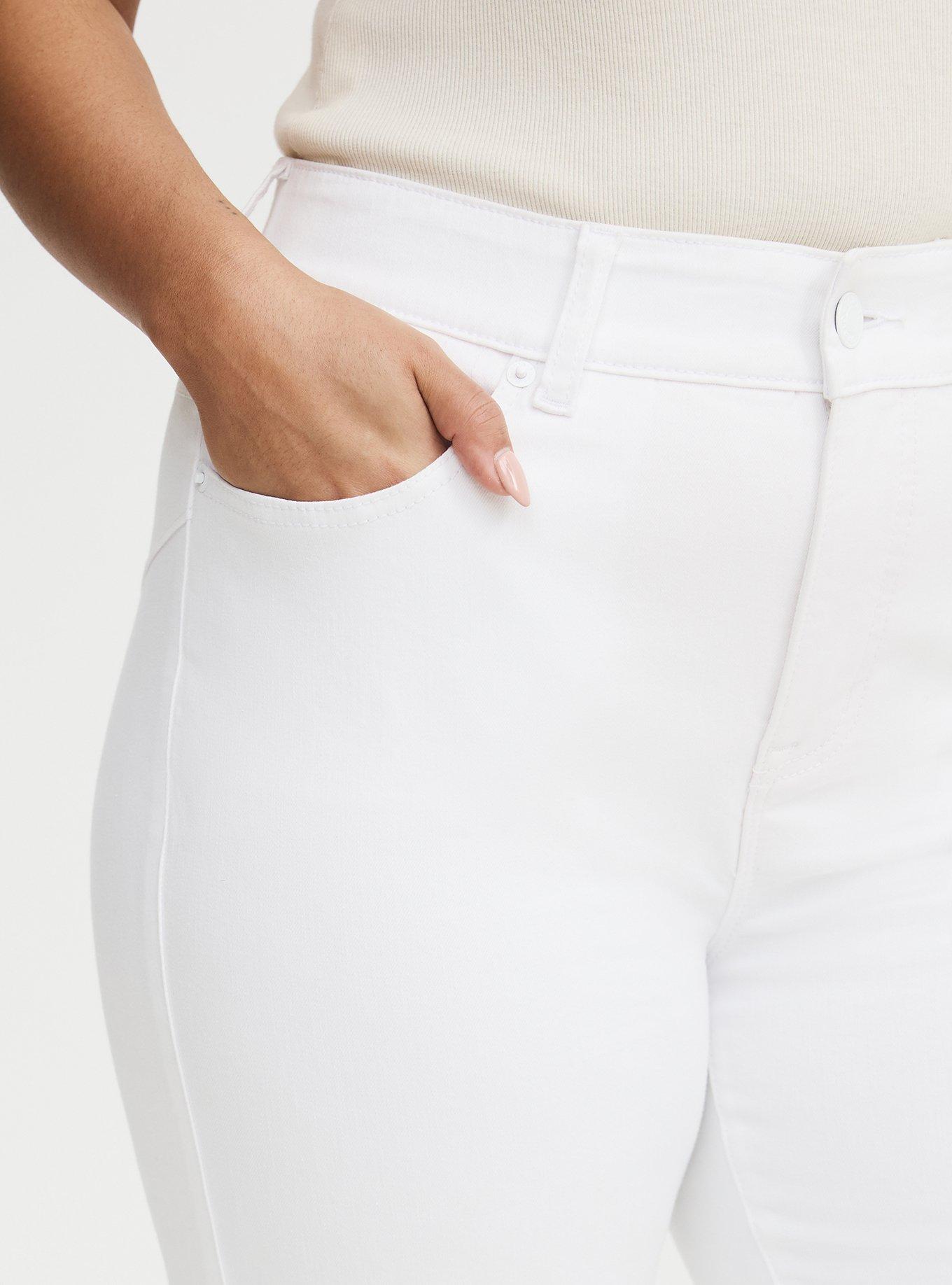 Bombshell Flare High-Rise Jean, NEW WHITE, alternate