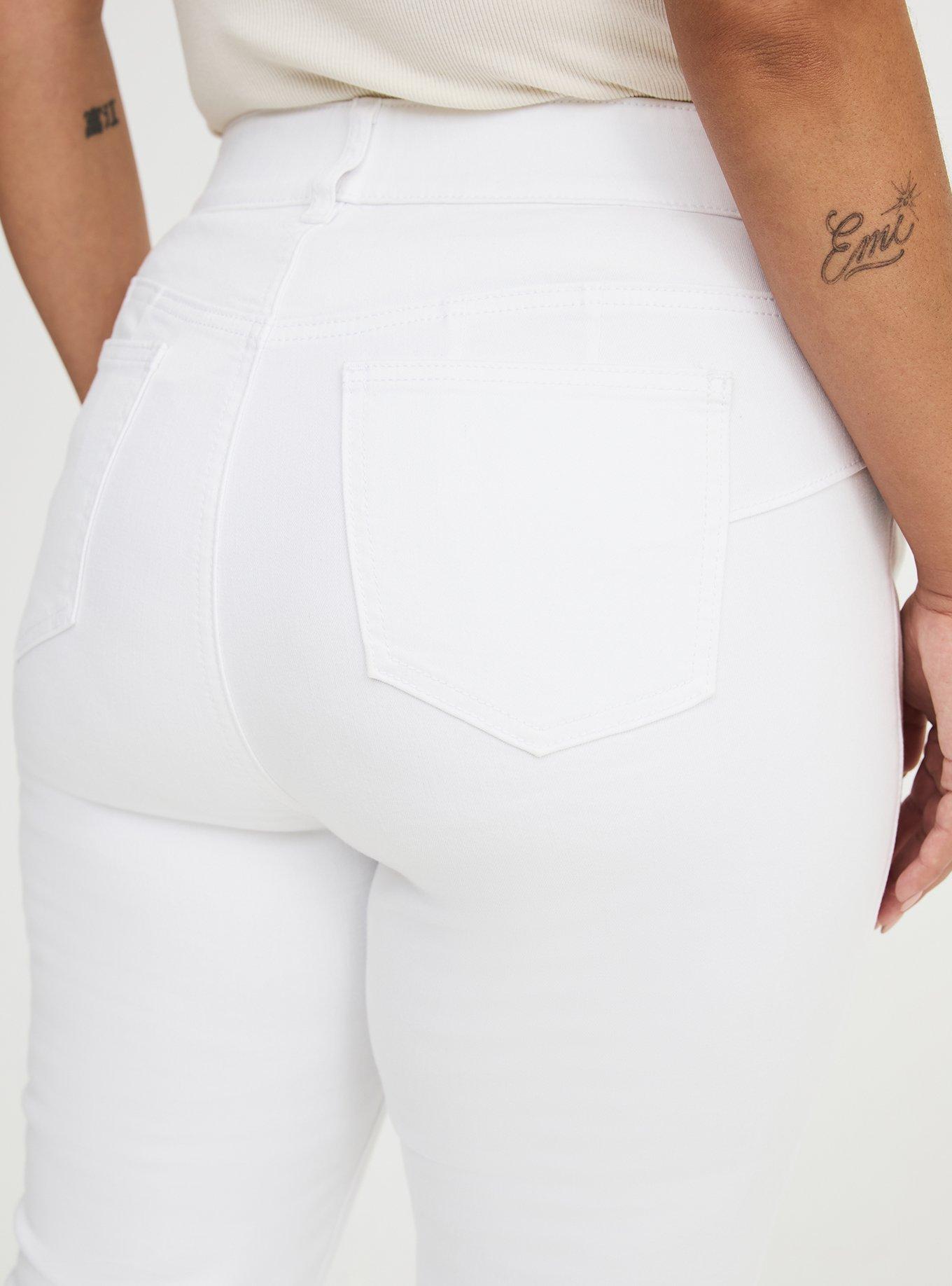 Bombshell Flare High-Rise Jean, NEW WHITE, alternate