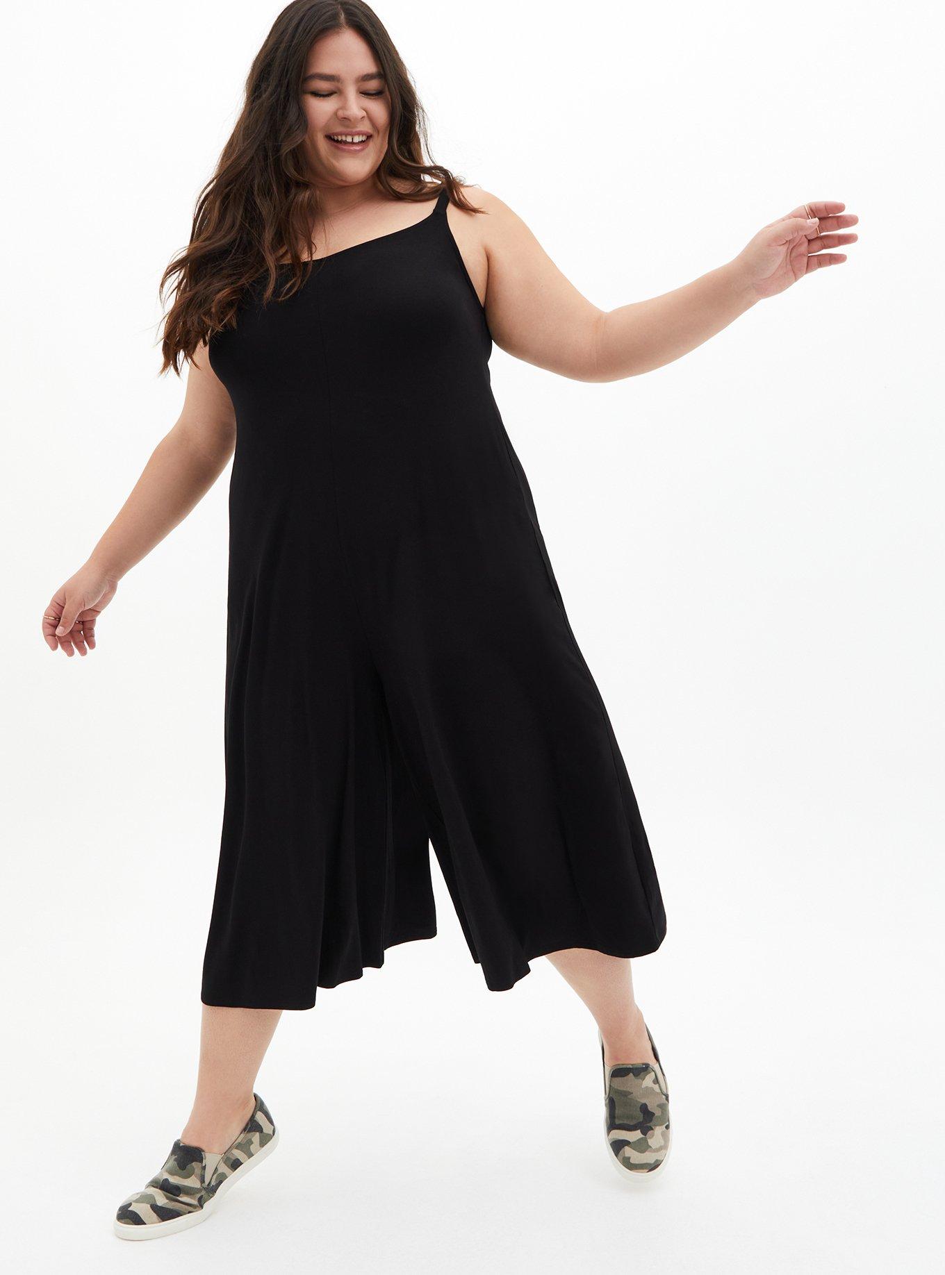 Plus Size - Super Soft Culotte Jumpsuit - Torrid