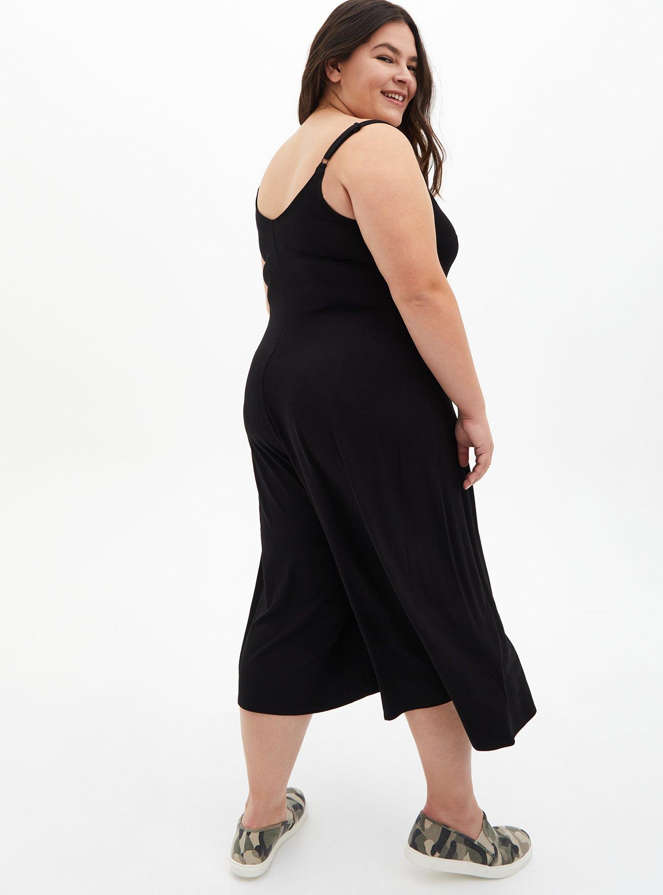 Plus Size - Super Soft Culotte Jumpsuit - Torrid