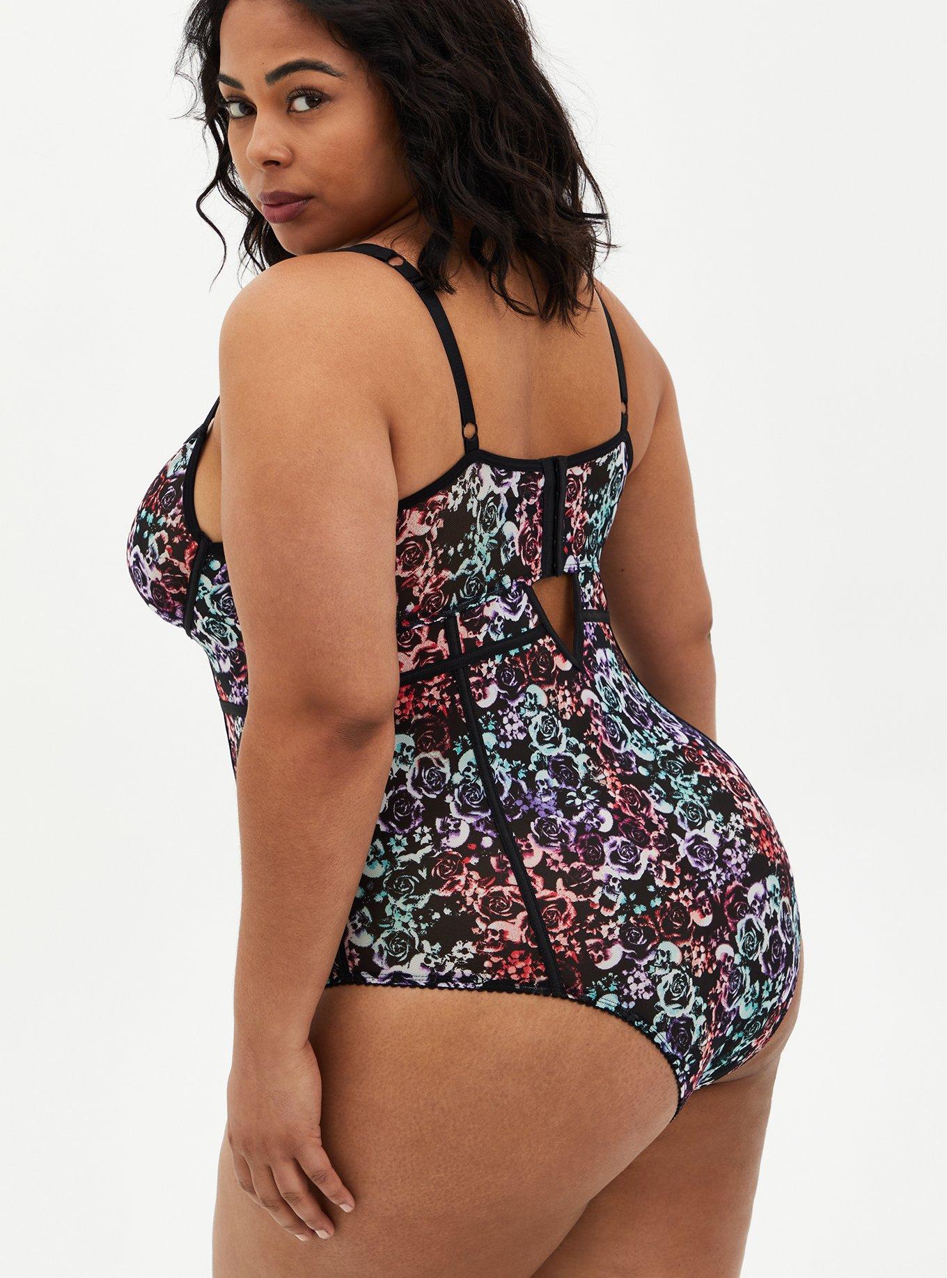 Torrid best sale skull swimsuit