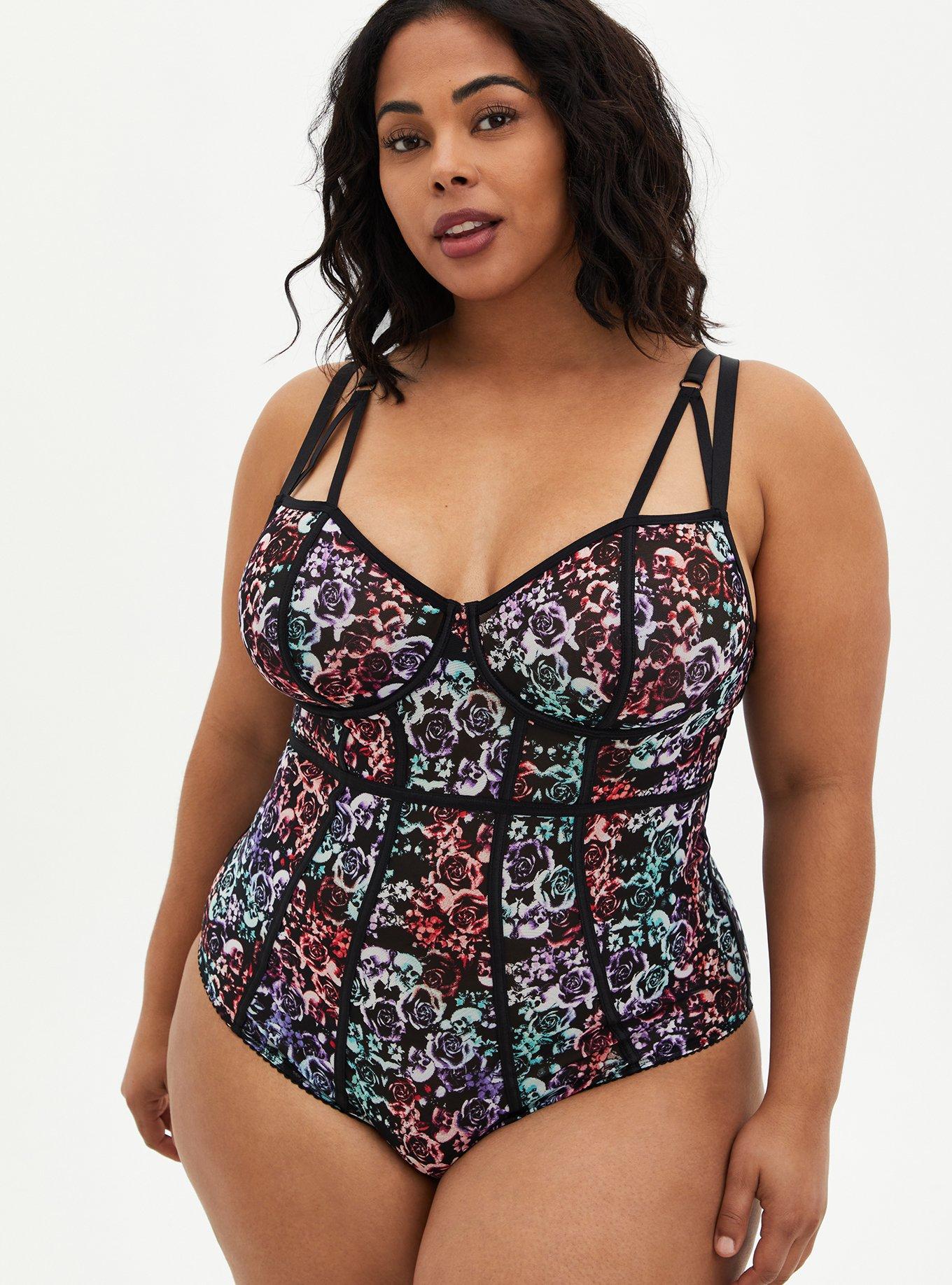 Torrid best sale skull swimsuit