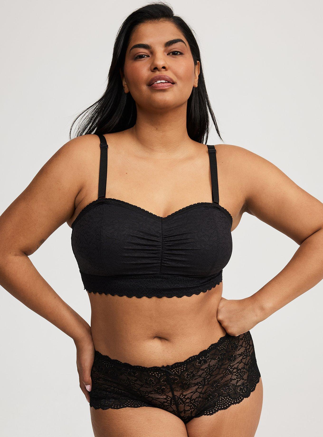 TORRID Unlined 4-Way Stretch Lace Bandeau