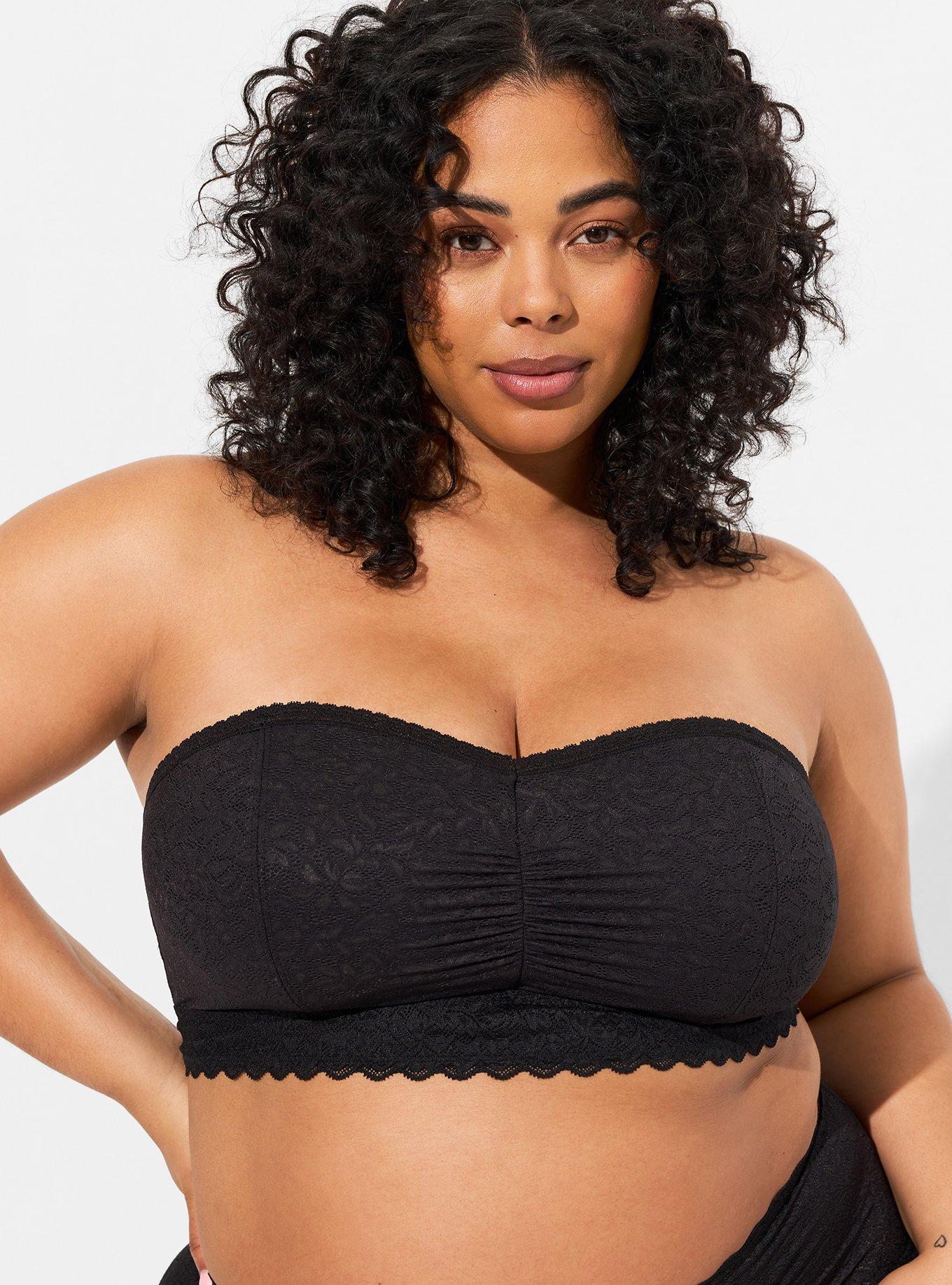 Stretch Strapless Bra for Women，Womens Summer Bandeau Crop Tube Top Bras  Seamless Plus Size Comfy Wireless Bralette : : Clothing, Shoes &  Accessories