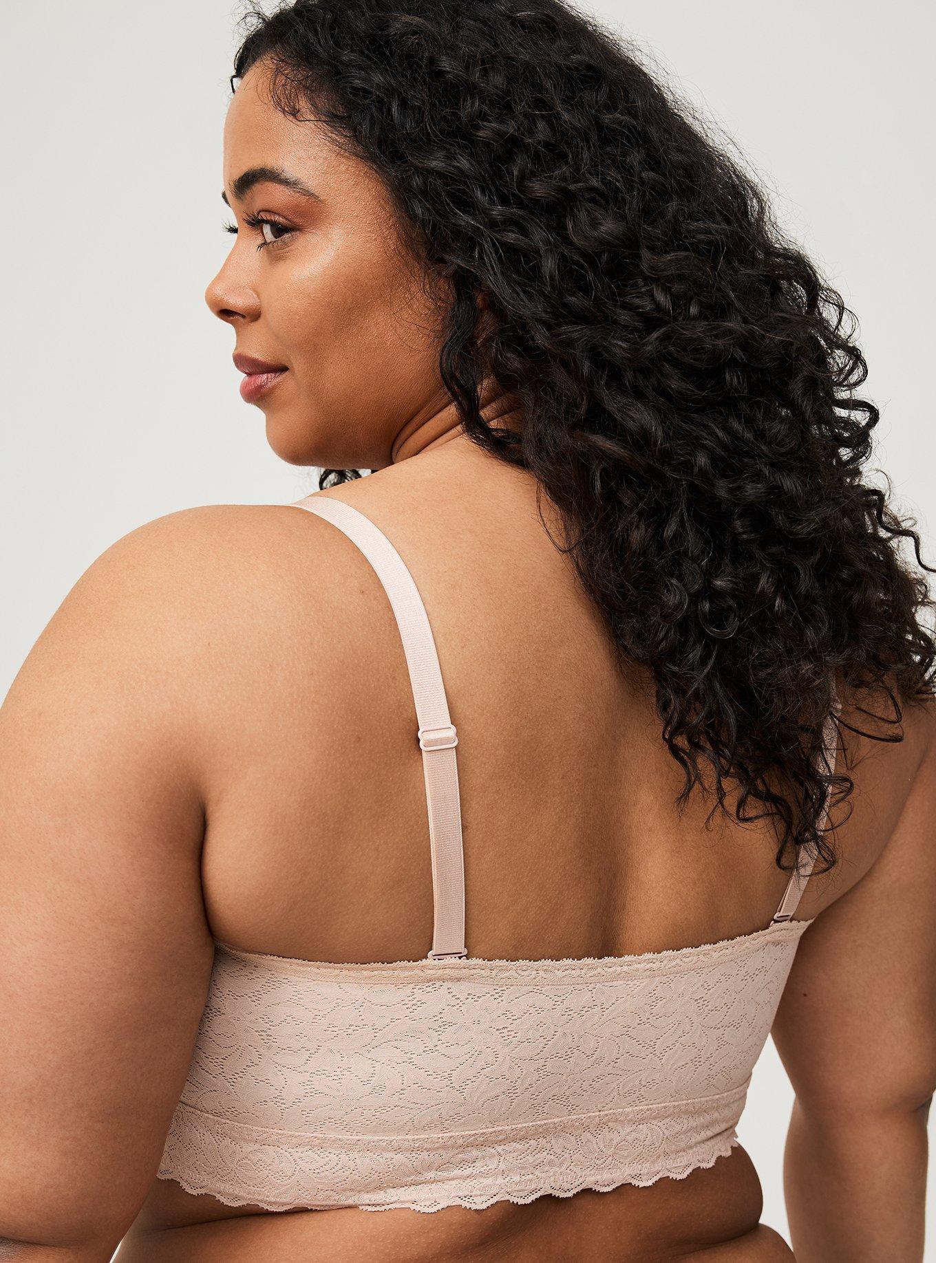 Unlined 4-Way Stretch Lace Bandeau