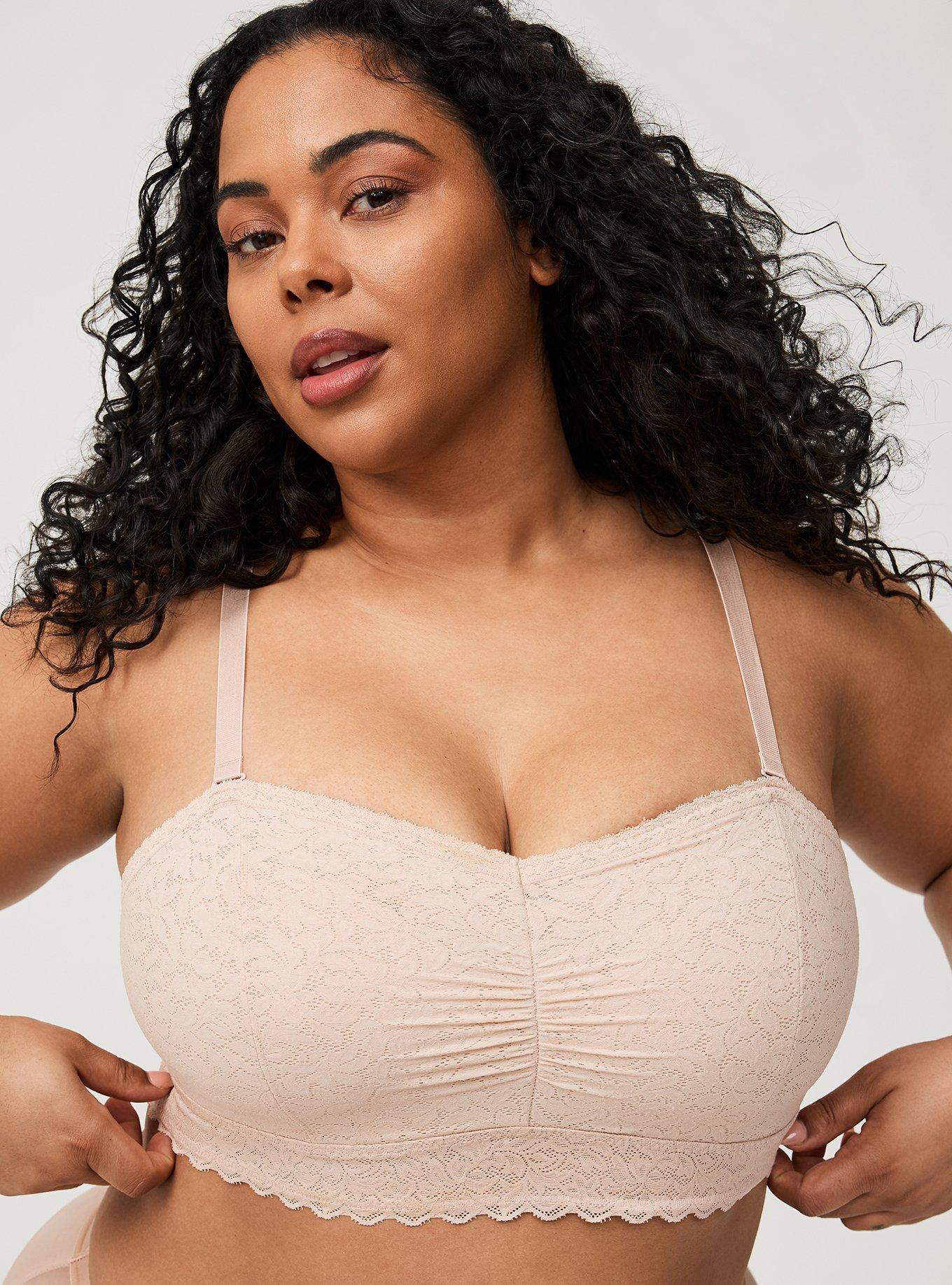 Unlined 4-Way Stretch Lace Bandeau