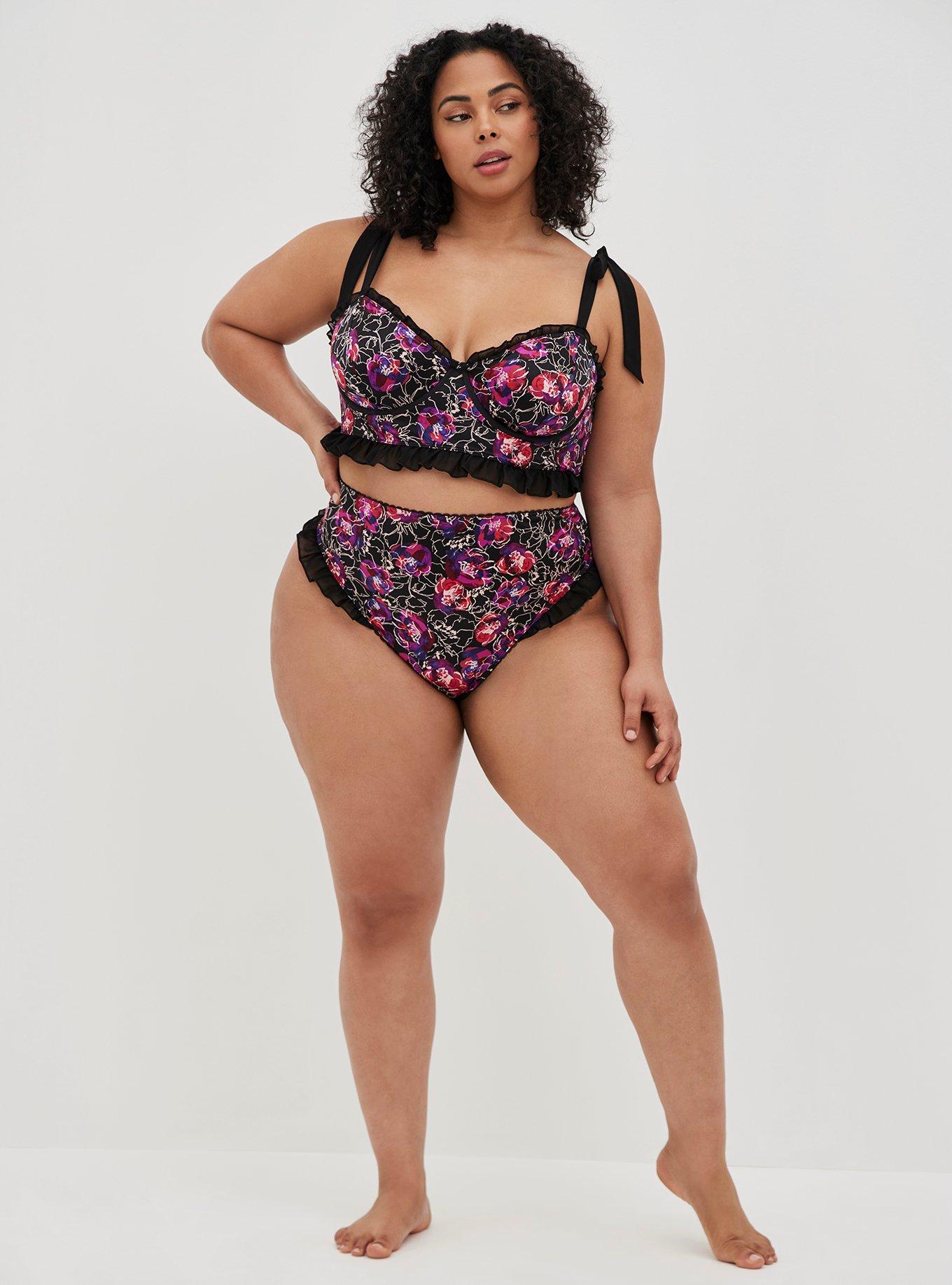 Plus Size - Underwire Unlined Bandeau Bikini Top - Torrid