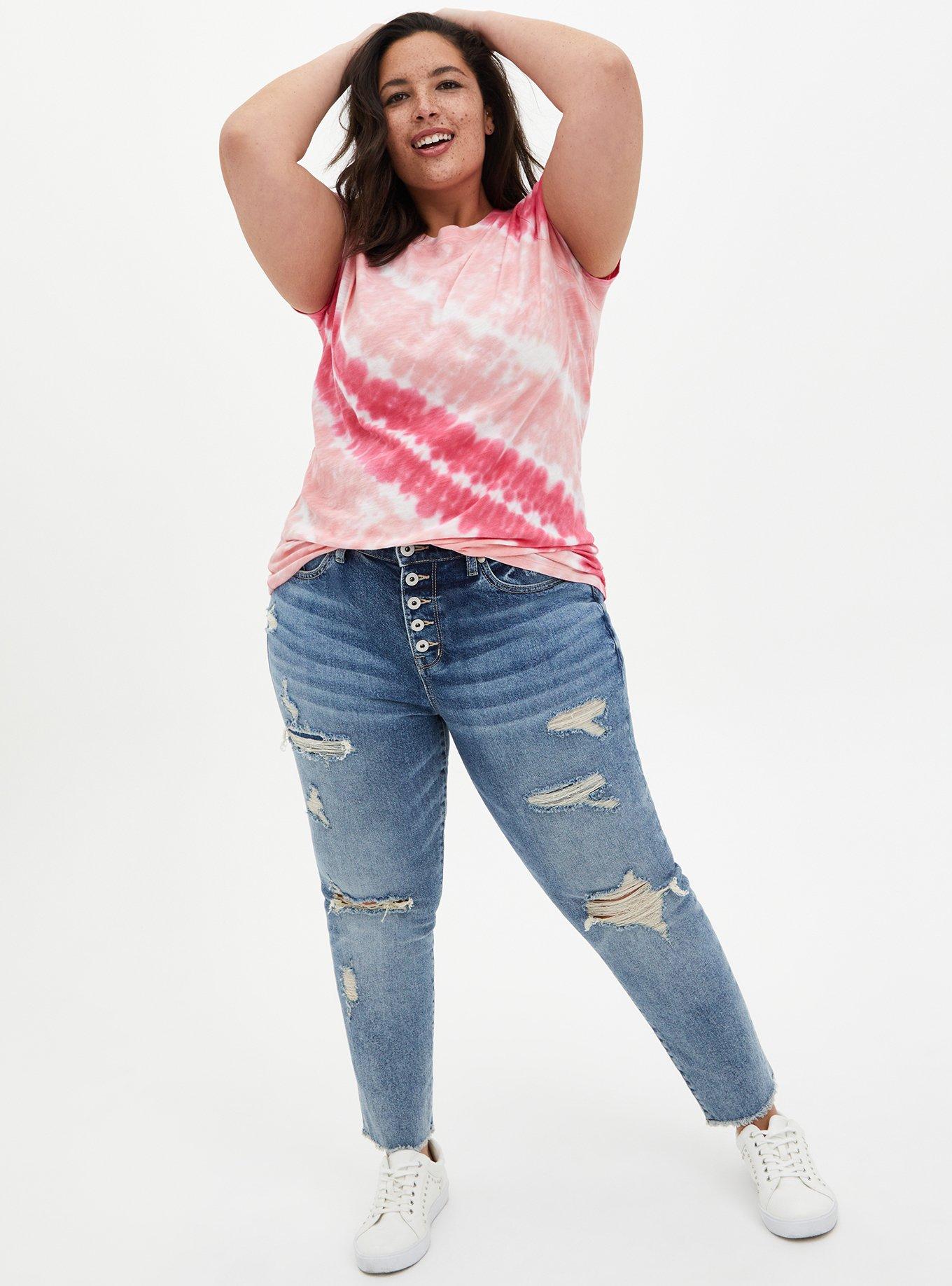 Plus Size Classic Fit Heritage Slub Tunic Tee, OTHER PRINTS, alternate