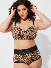 Wire-Free Push-Up Print 360° Back Smoothing® Bra , FIFTIES LEOPARD FINAL NEW LR BROWN, alternate