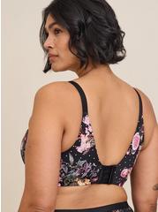 Wire-Free Push-Up Print 360° Back Smoothing® Bra , TRANCE FLORAL BLACK, alternate