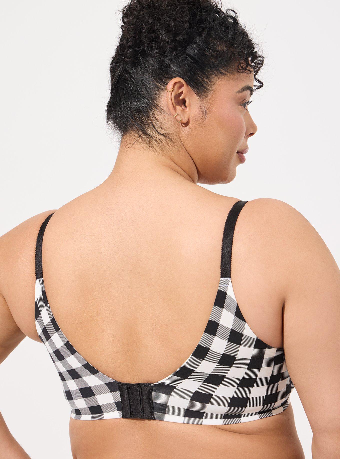 Cacique Women's Full Coverage Bra Size 44D - Black/Gray/White Leopard Print