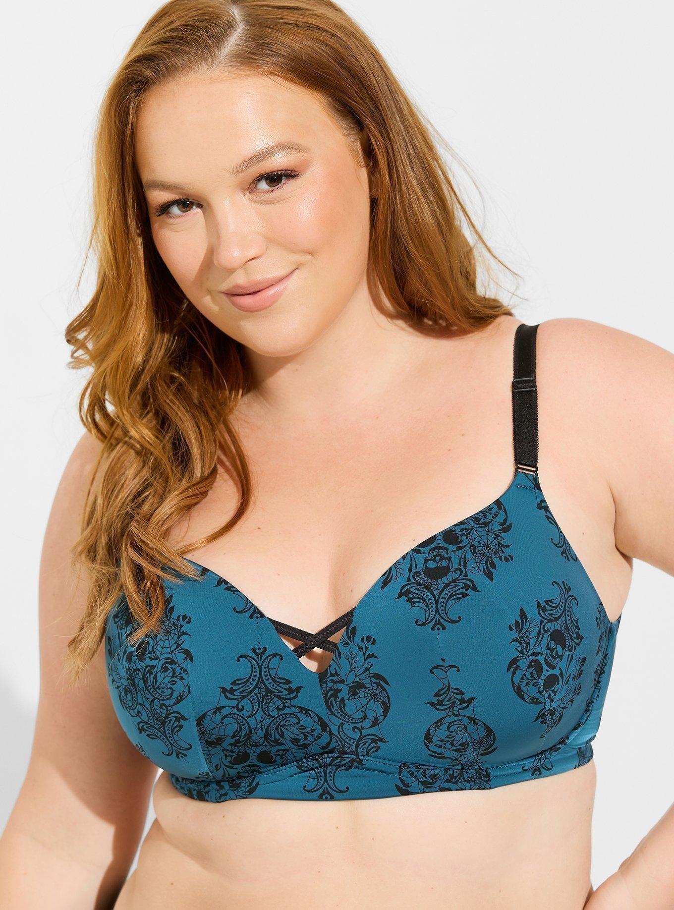 Plus Size WireFree PushUp Print 360° Back Smoothing® Bra Torrid