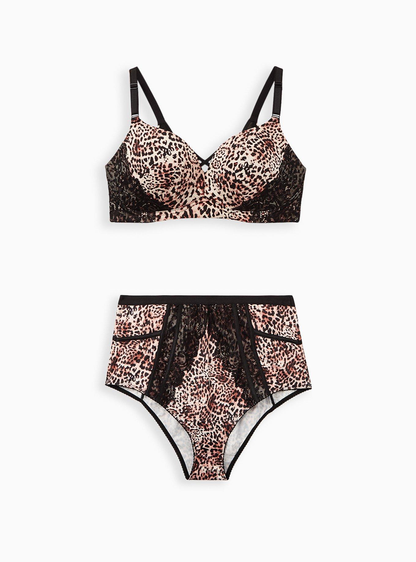 Leopard 🐆 print bra set