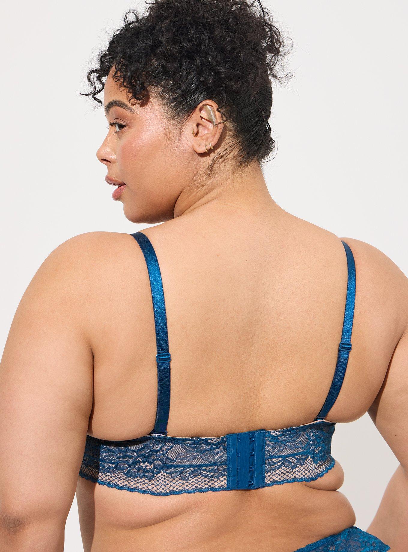 torrid, Intimates & Sleepwear, Torrid Curve Strapless Pushup Fleur Lace  Straight Back Bra 4c