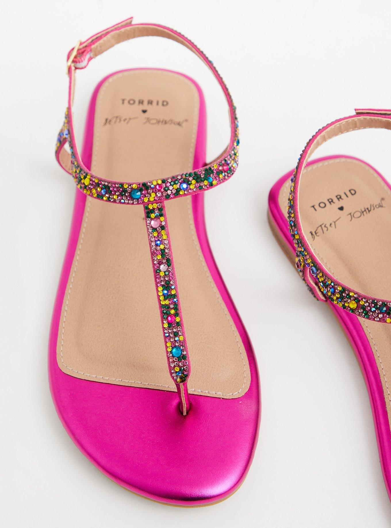 Betsy johnson sandals clearance