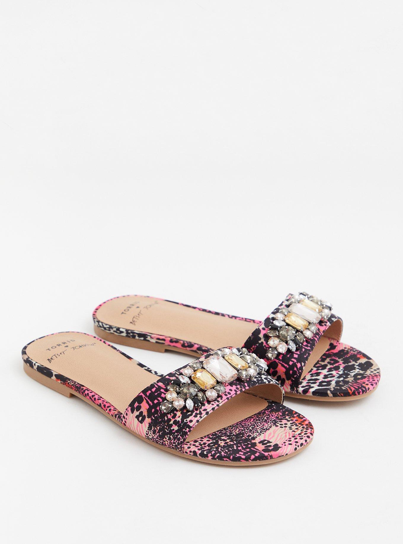 Betsey johnson slides hot sale