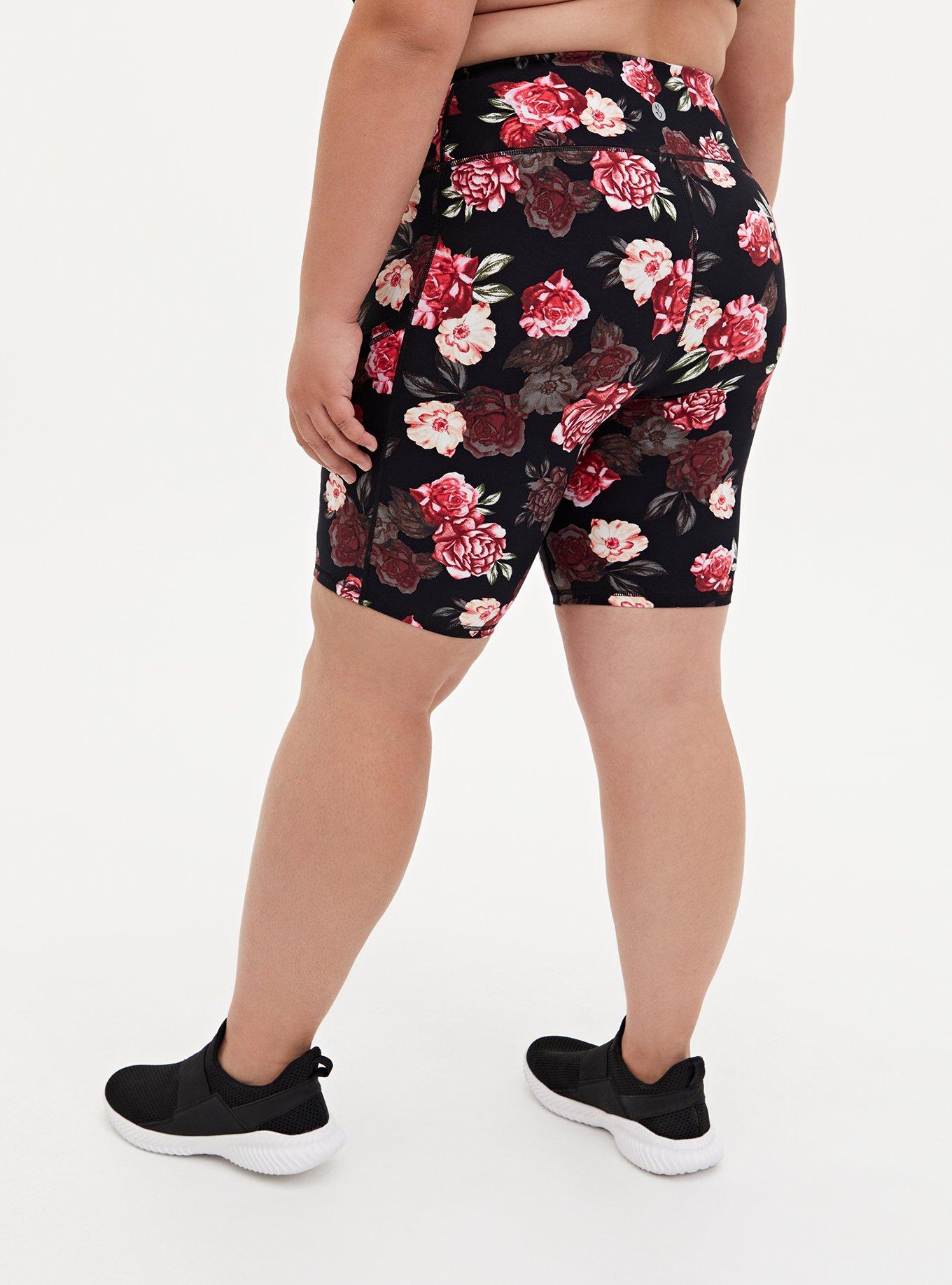 Performance Core 9 Inch Active Bike Short, FLORAL PINK, alternate