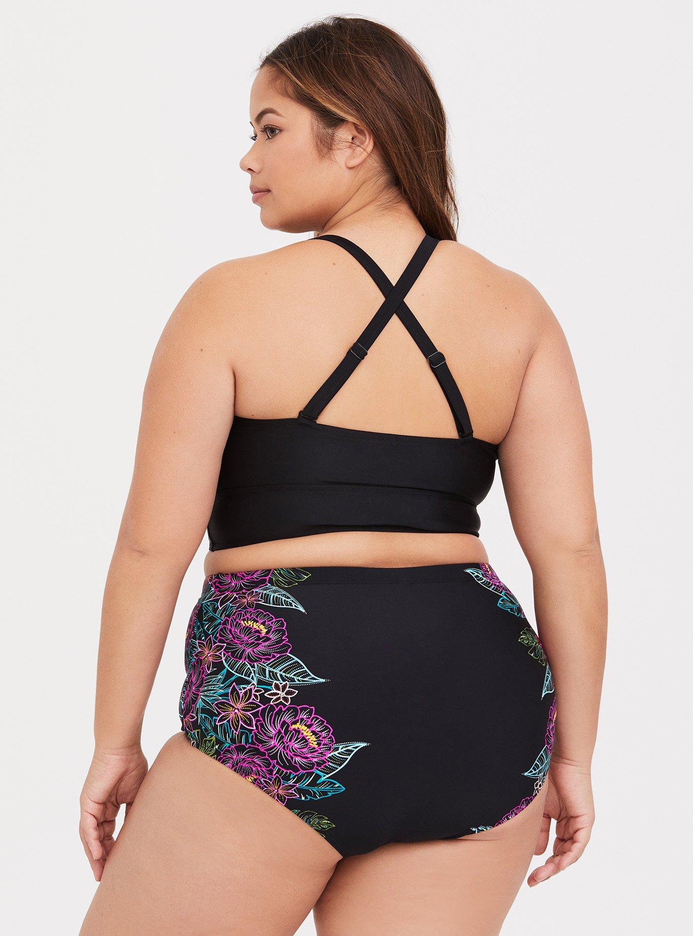 Plus Size - Wireless High Neck Bikini Top - Torrid