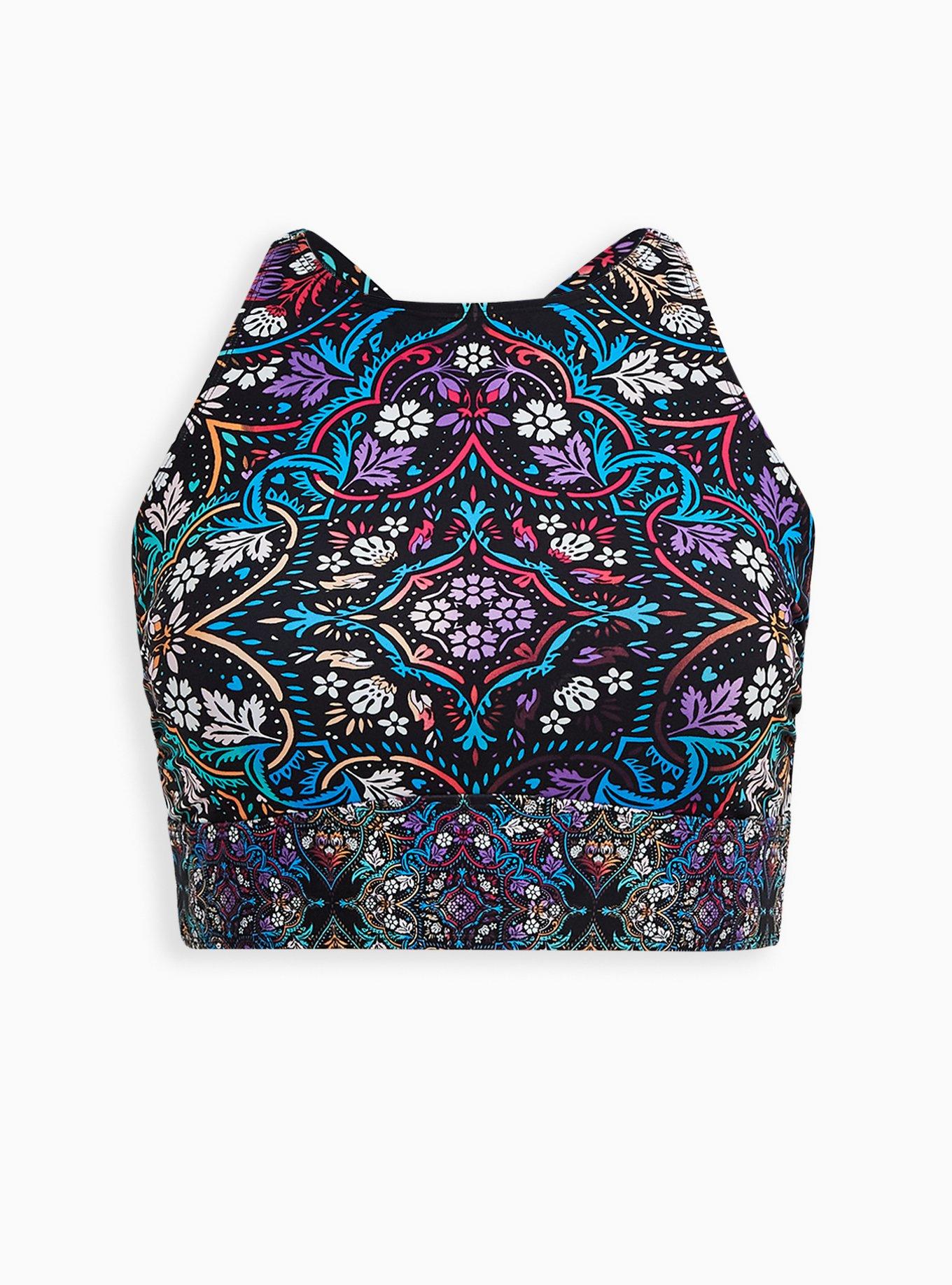 Wireless High Neck Bikini Top, , hi-res