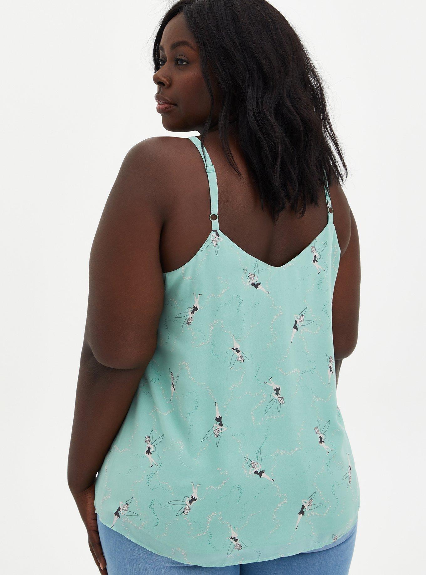 Plus Size Disney Peter Pan Tinkerbell Sophie Swing Cami, MULTI, alternate