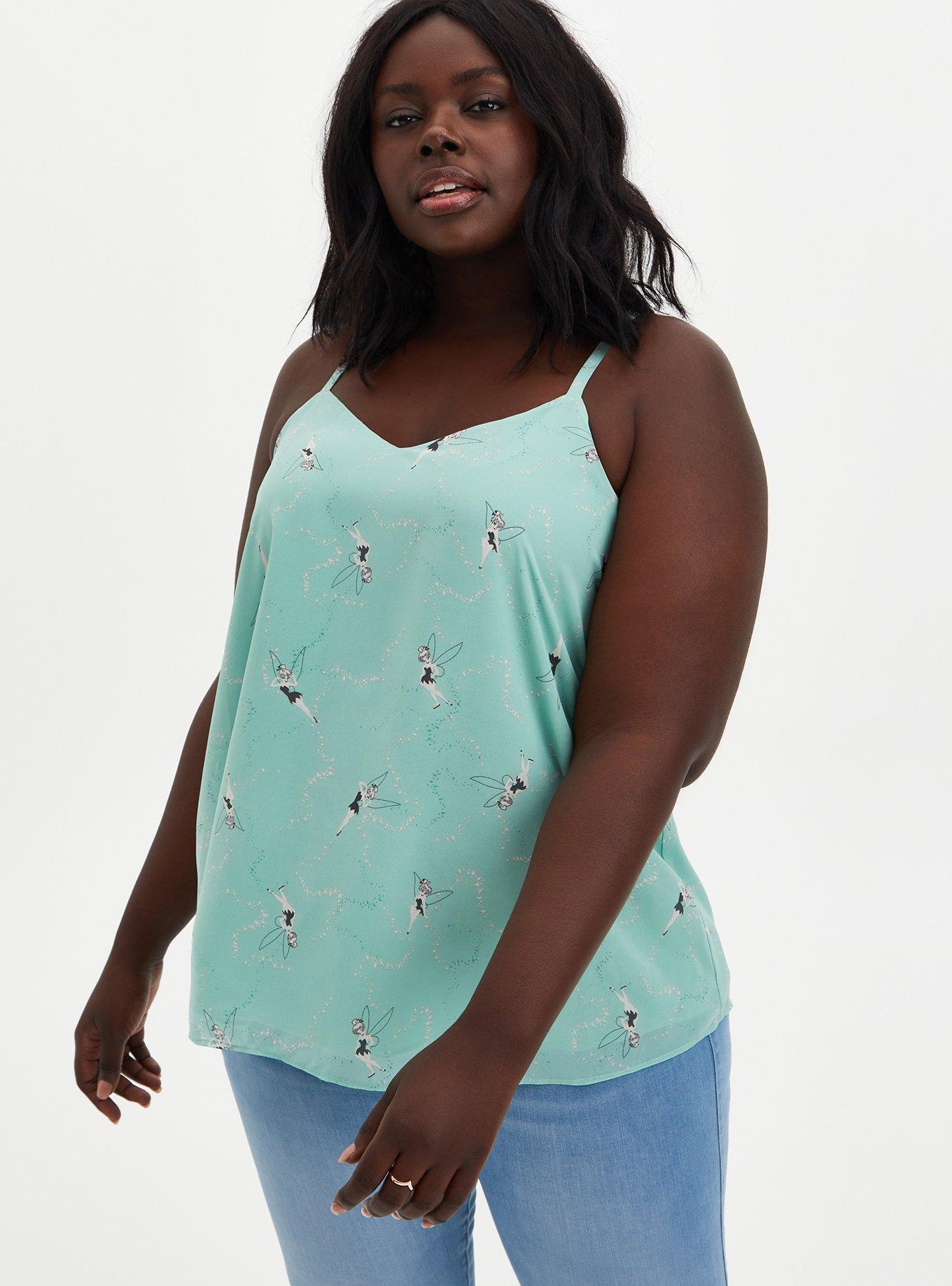 Forever 21 Women's Green Plus Size Tops on Sale