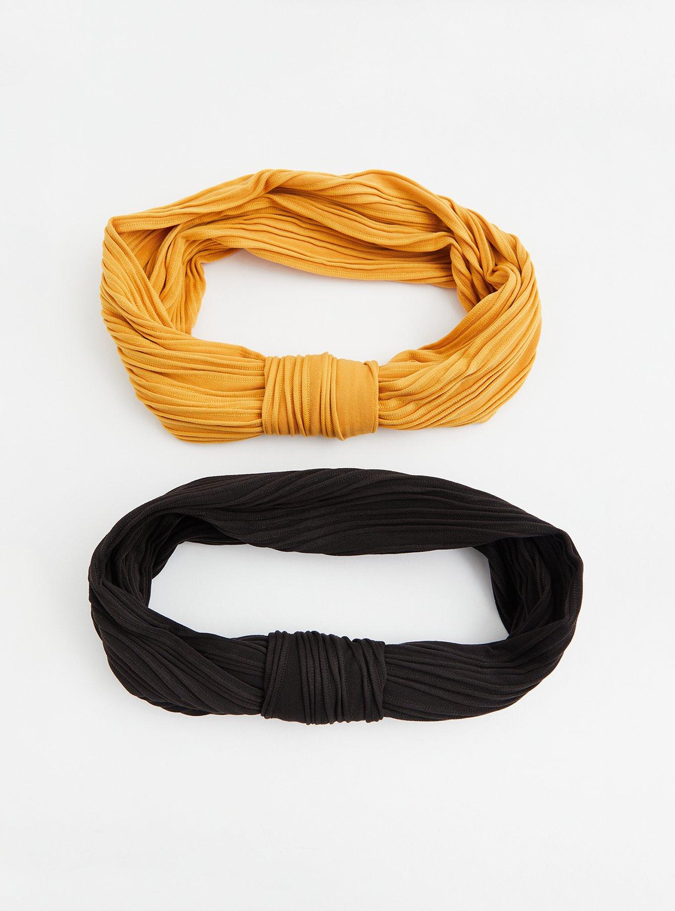 R7 Knotted Headband in Mustard 119 main image 0